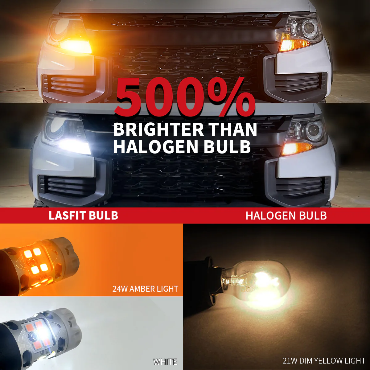 CANBUS Error Free Switchback Turn Signals Reverse Backup Light LED Bulbs - Image 6