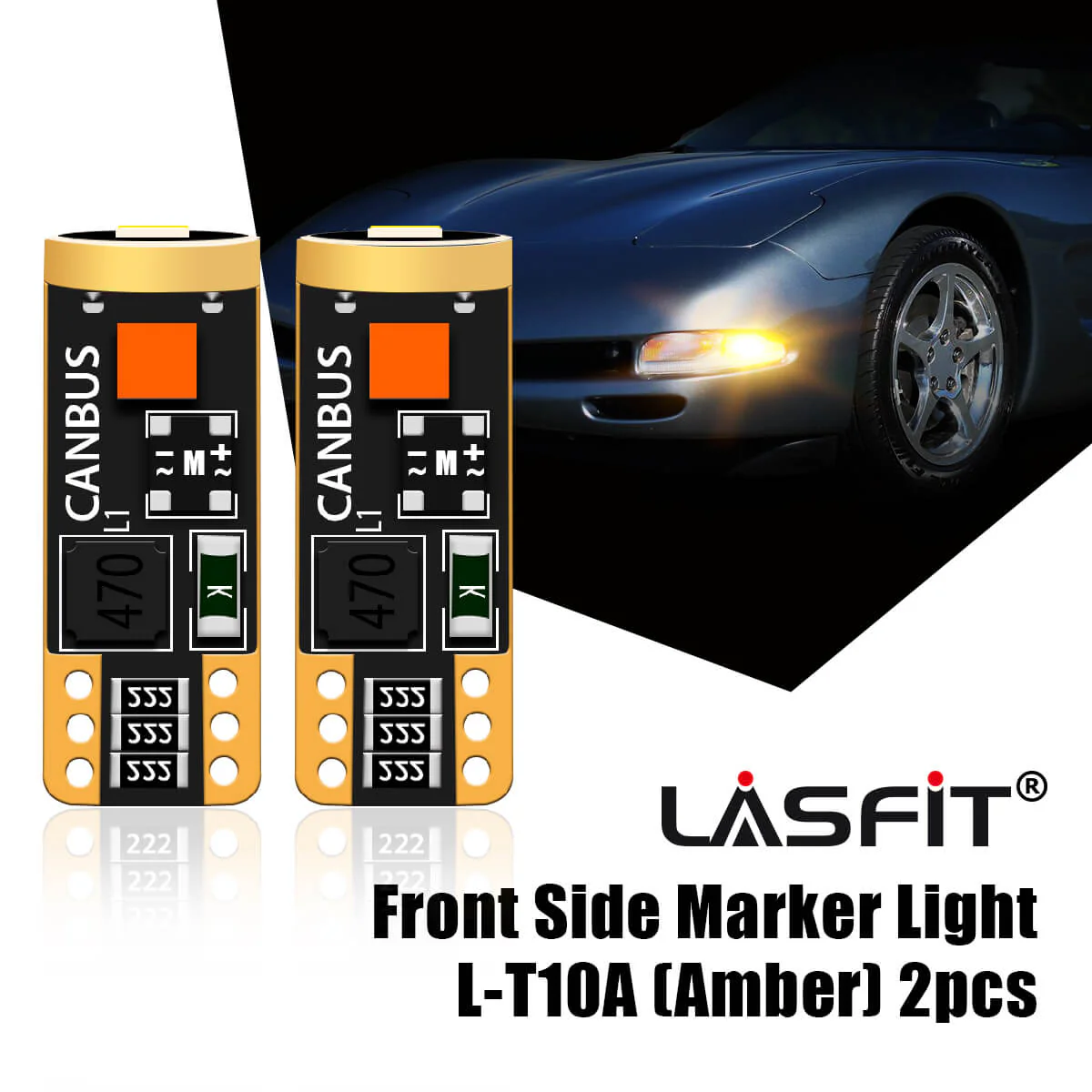 Fit for 1997-2004 Chevrolet Corvette LED Bulbs 880 Exterior Lights - Image 12