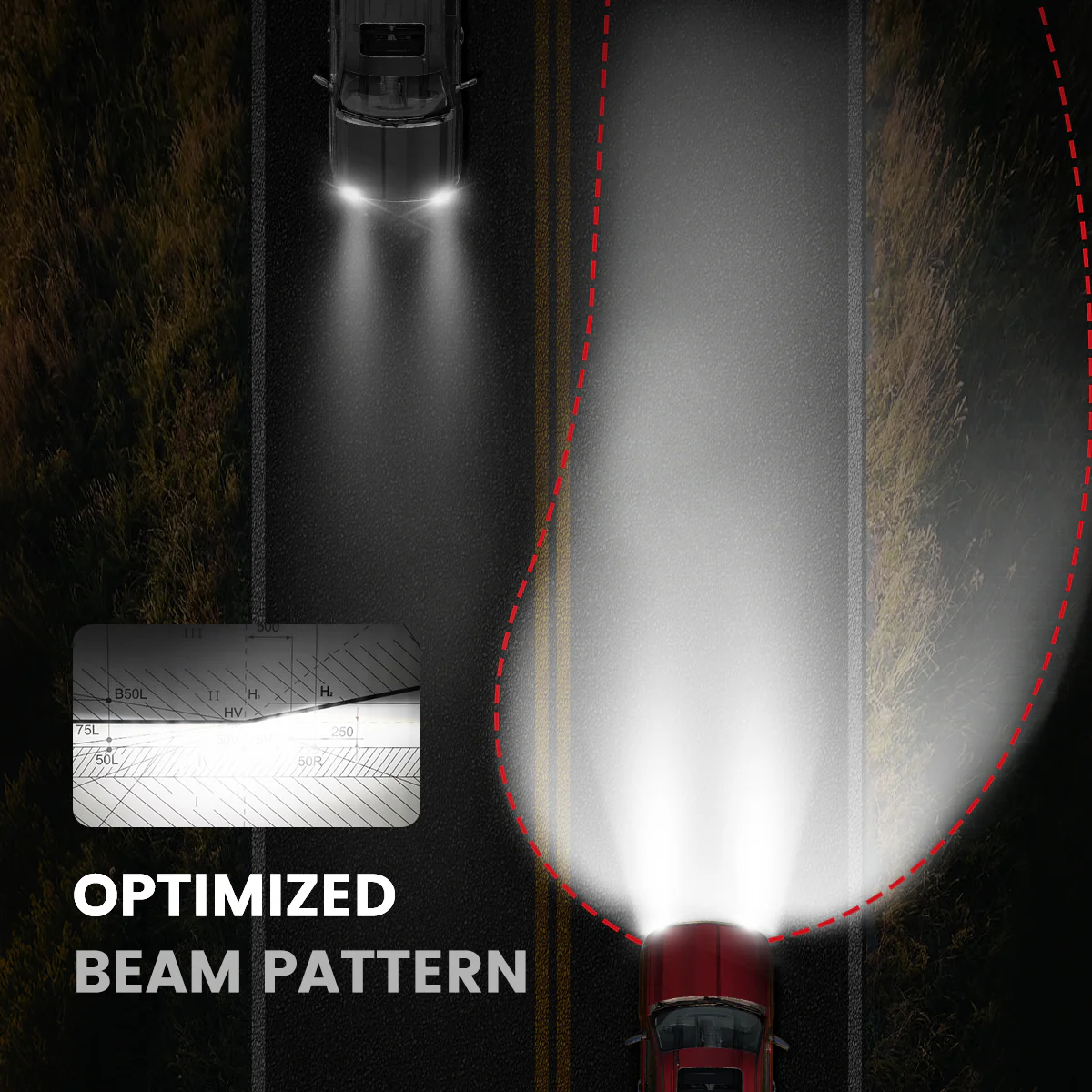 Custom Engineered for 2019-2021 Chevrolet Silverado 1500 WT Custom Trail Boss LED Bulbs Upgrade | Tested and Verified - Image 37