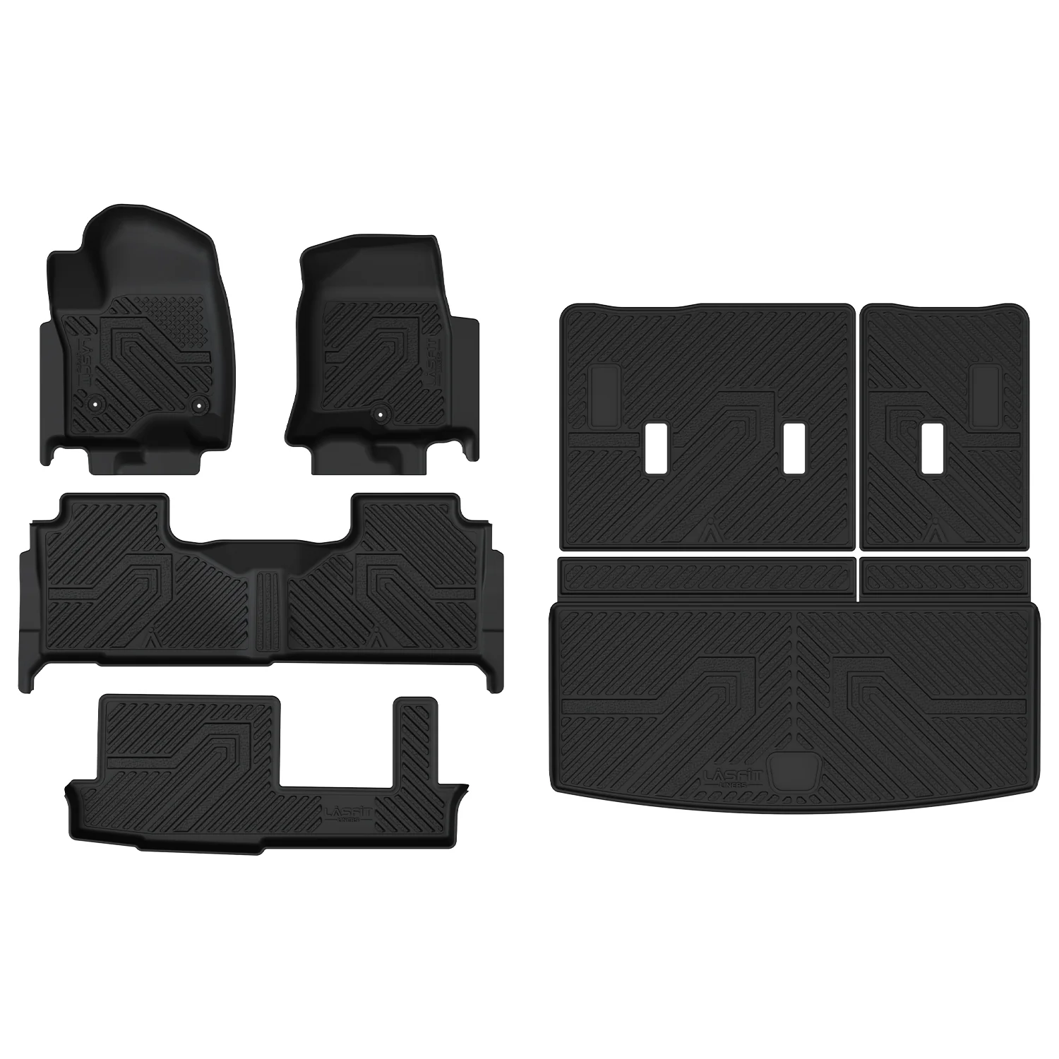 Fit for 2021–2026 Chevrolet Tahoe Floor & Cargo Mats Protection Sets, Not Fit 9 seats - Image 16