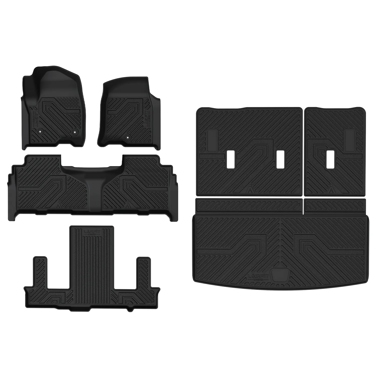 Fit for 2021–2026 Chevrolet Tahoe Floor & Cargo Mats Protection Sets, Not Fit 9 seats - Image 8