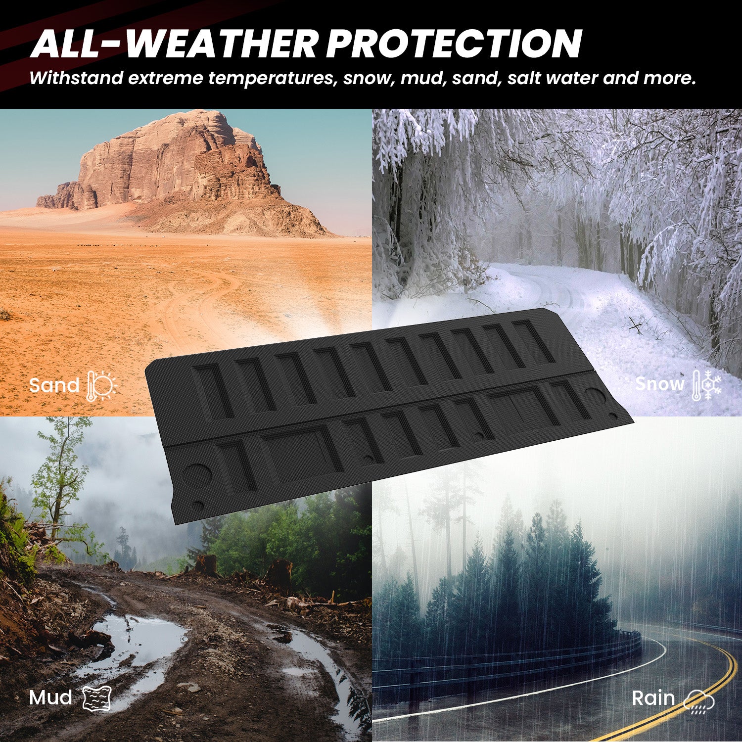 Fit for 2023-2026 Chevrolet Colorado Heavy Duty 61.7"(5FT) Bed Mat or Tailgate Mat - Image 14