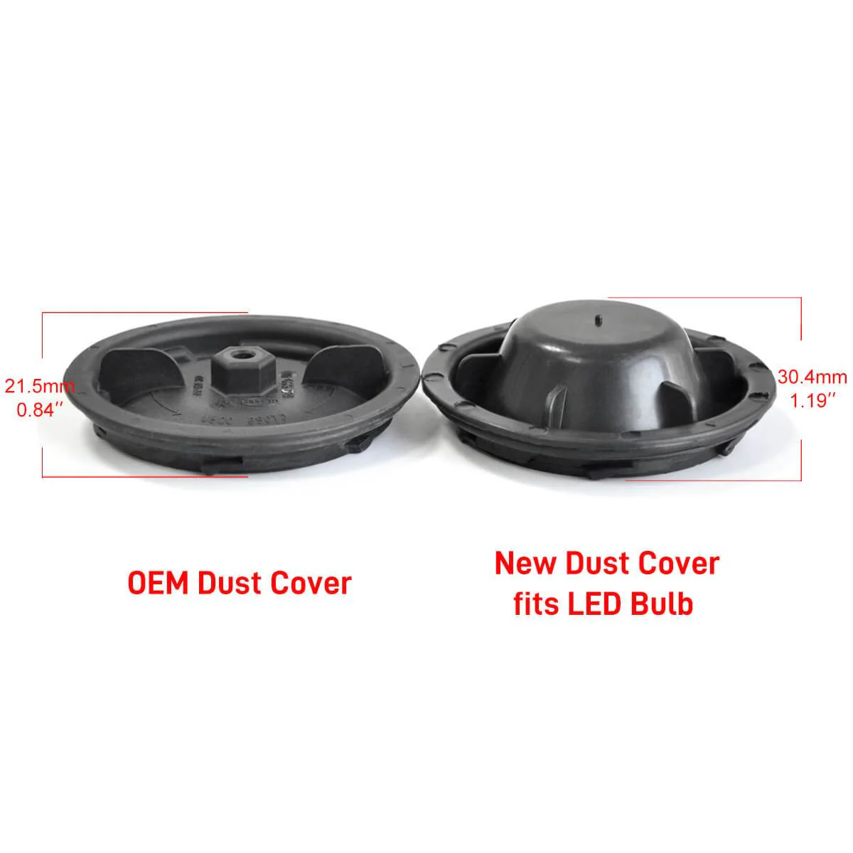 Fit for Chevrolet Equinox 2017 2018 LED Bulb Dust Cover Seal Cap Waterproof OEM Design - Image 4