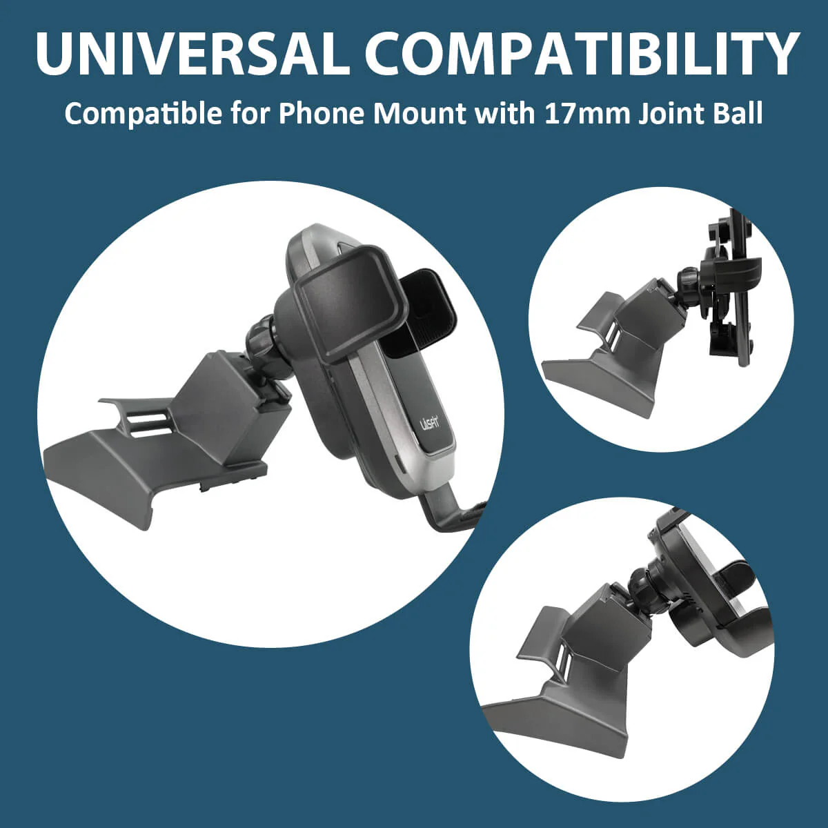 Custom Car Air Vent Clip For 0.67'' Joint Ball Cell Phone Holder - Image 18