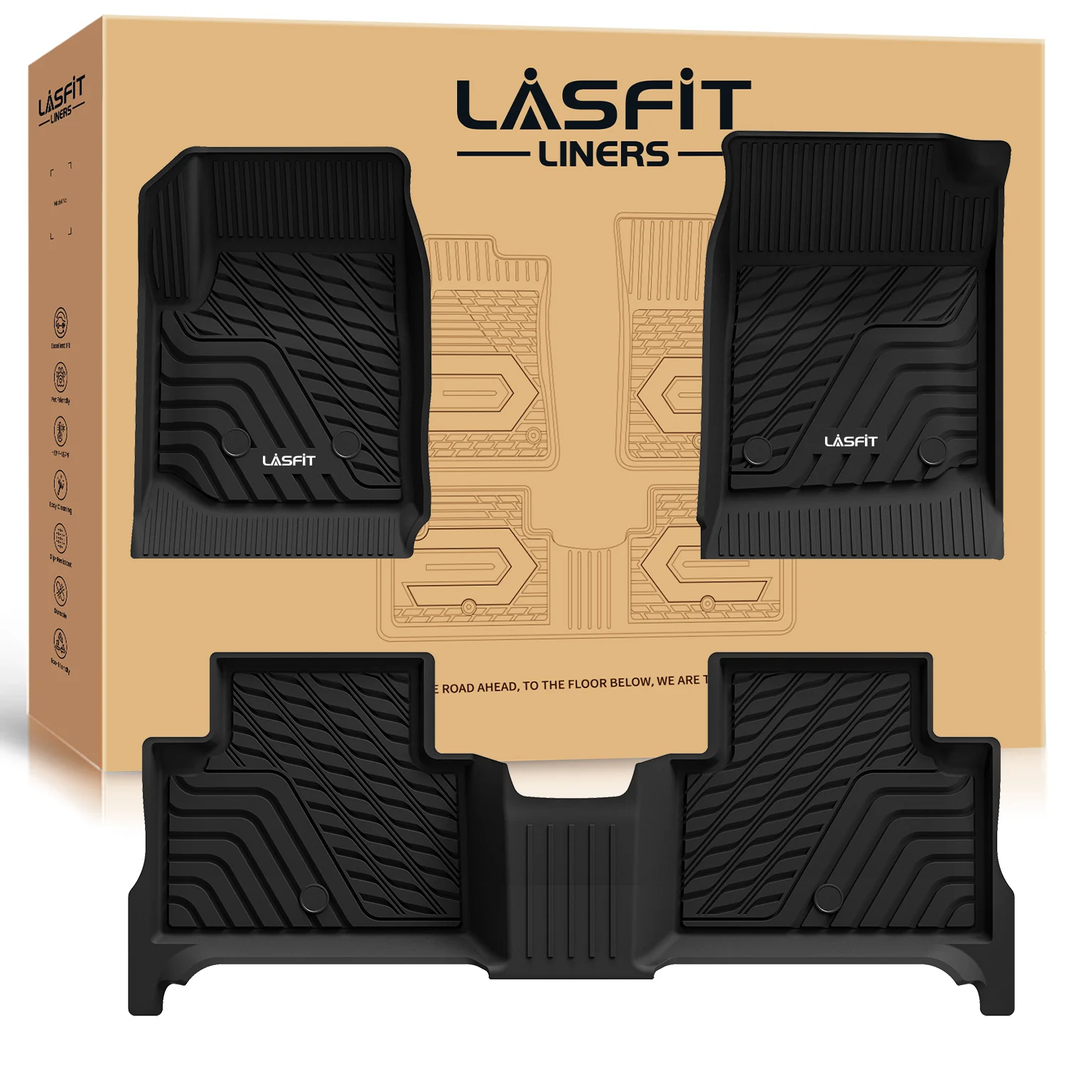Fit for 2015-2022 Chevrolet Colorado Floor Mats, Fit Carpet Floor Only - Image 10