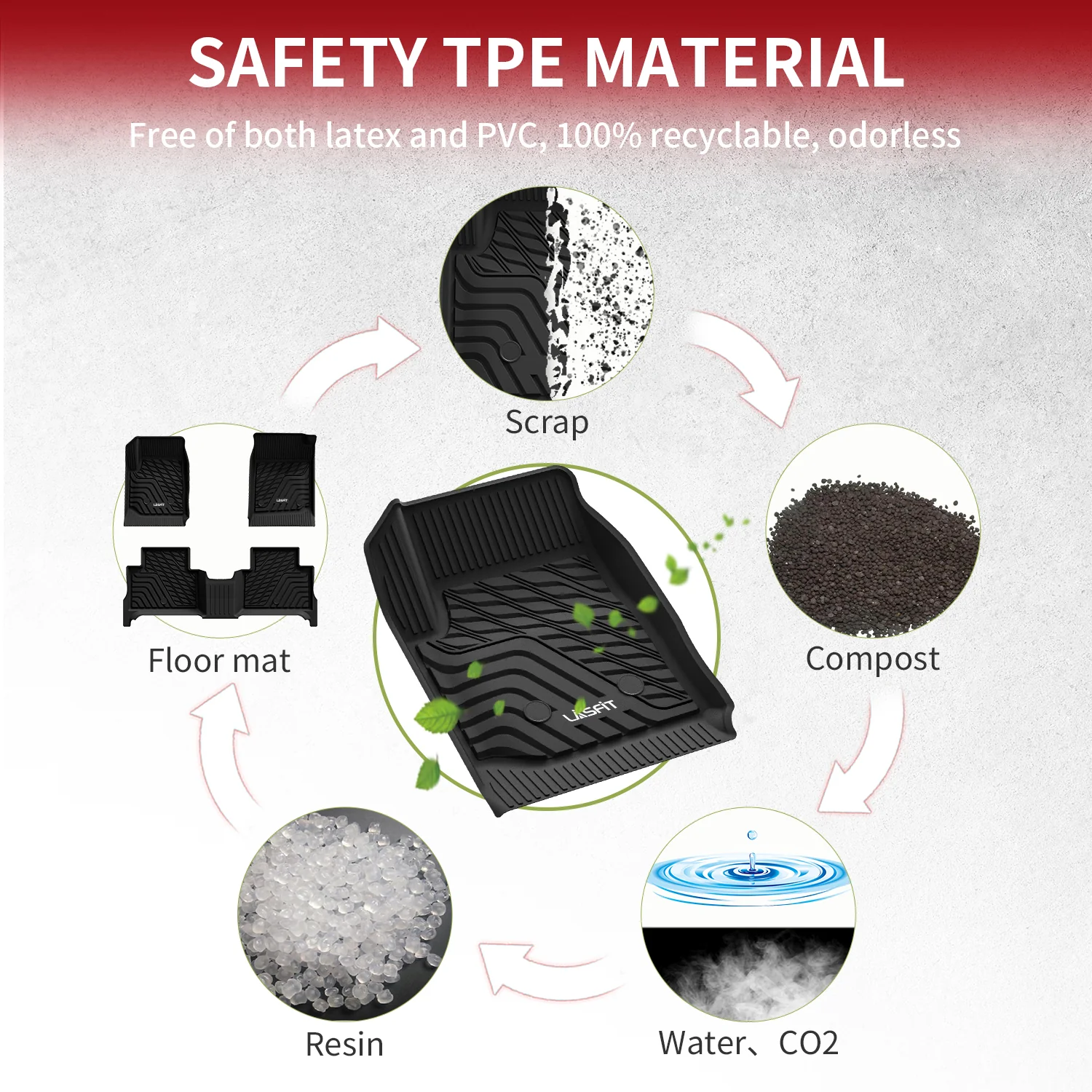 Fit for 2015-2022 GMC Canyon Custom Floor Mats, Fit Carpet Floor Only - Image 12