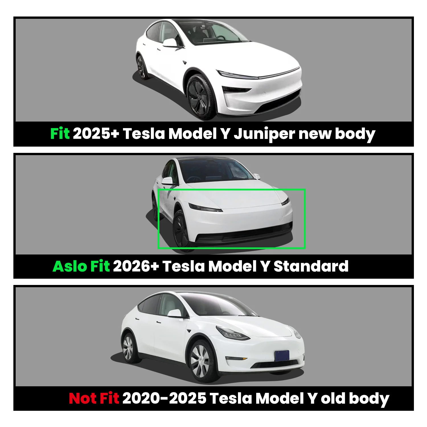 Fit for 2026 Tesla Model Y Floor Mats or Cargo or Frunk Liner or Trunk Well or Seatback Mats, Only Fit 5 seats - Image 16