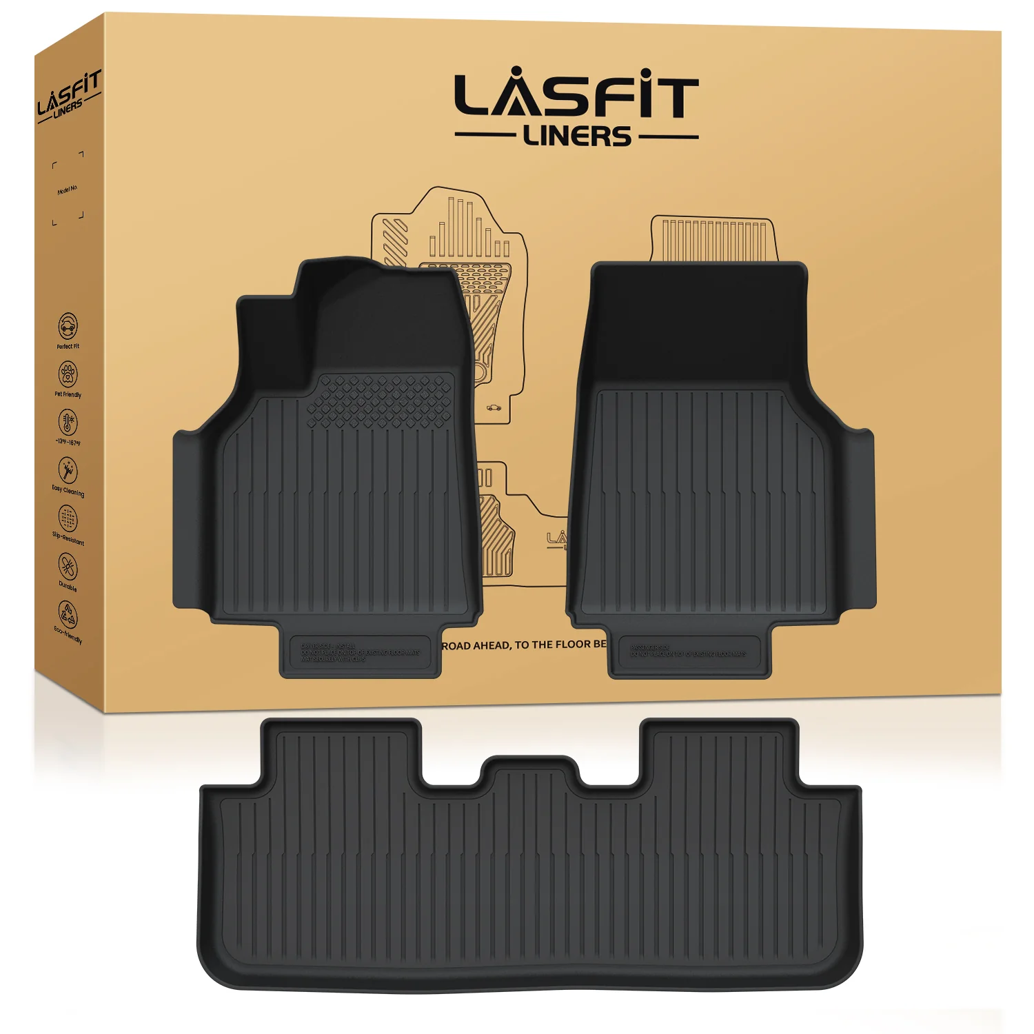 Fit for 2026 Tesla Model Y Floor Mats or Cargo or Frunk Liner or Trunk Well or Seatback Mats, Only Fit 5 seats - Image 21