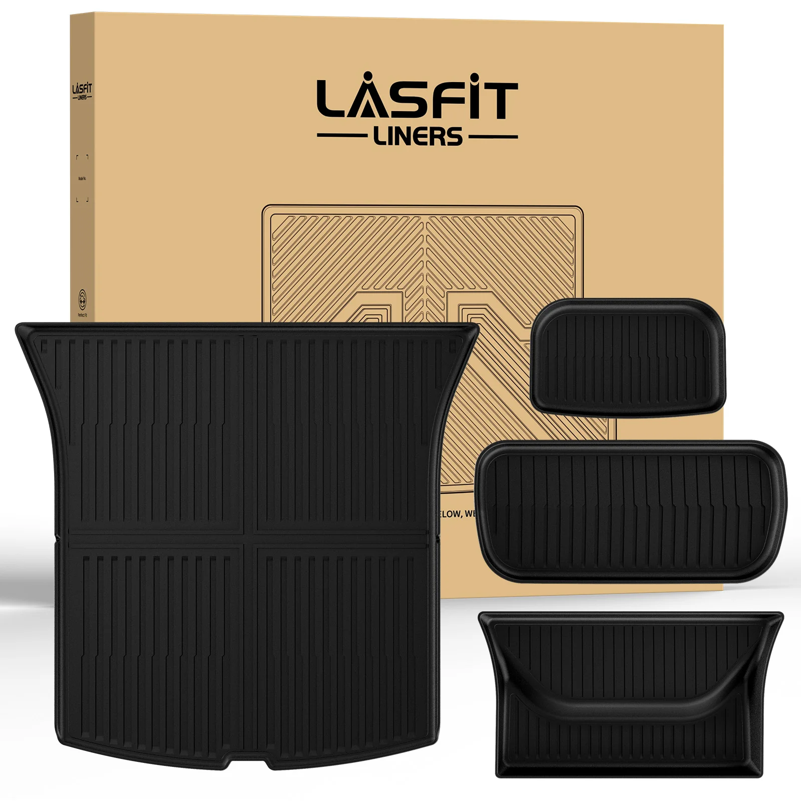 Fit for 2026 Tesla Model Y Floor Mats or Cargo or Frunk Liner or Trunk Well or Seatback Mats, Only Fit 5 seats - Image 22