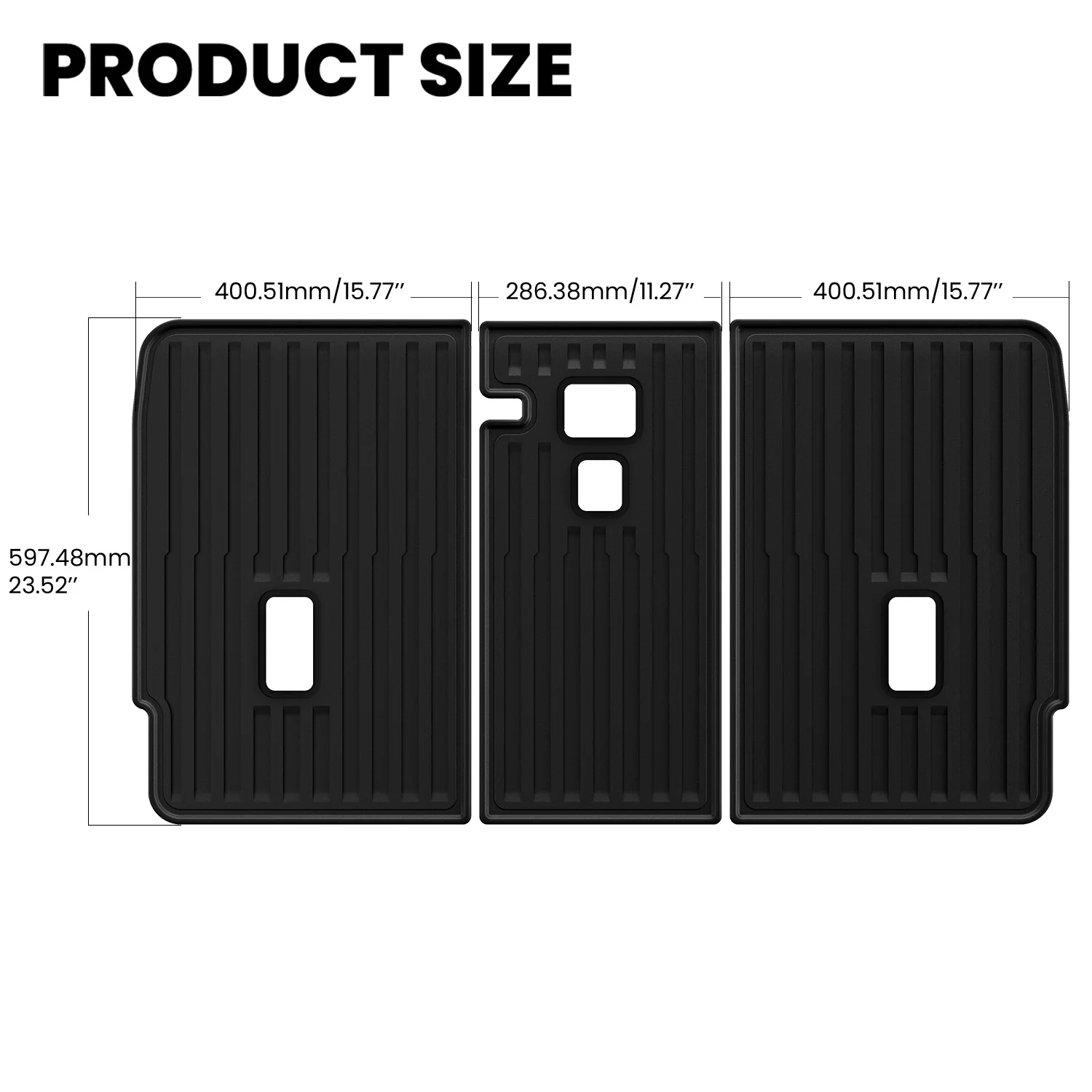 Fit for 2026 Tesla Model Y Floor Mats or Cargo or Frunk Liner or Trunk Well or Seatback Mats, Only Fit 5 seats - Image 34