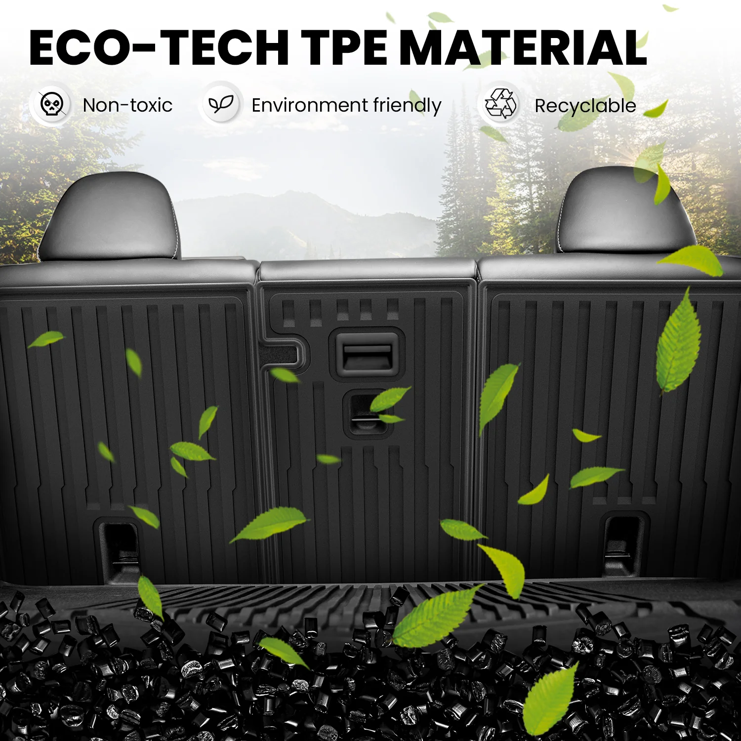 Fit for 2026 Tesla Model Y Floor Mats or Cargo or Frunk Liner or Trunk Well or Seatback Mats, Only Fit 5 seats - Image 41
