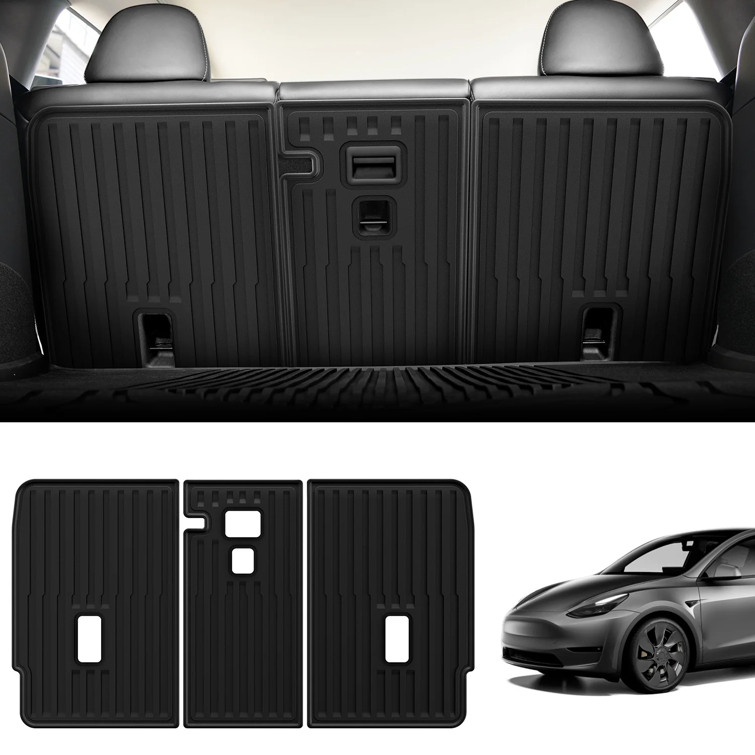 Fit for 2026 Tesla Model Y Floor Mats or Cargo or Frunk Liner or Trunk Well or Seatback Mats, Only Fit 5 seats - Image 42