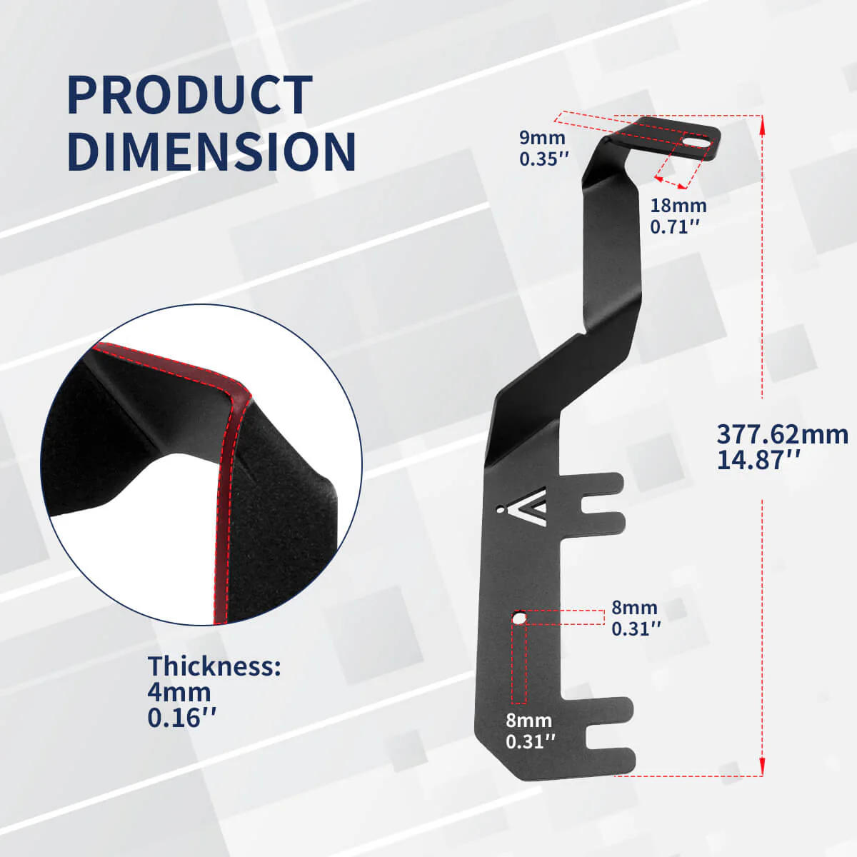 Fit For Ford F-250 F-350 2017-2021 Low Profile Ditch Light Brackets | LASFIT - Image 3