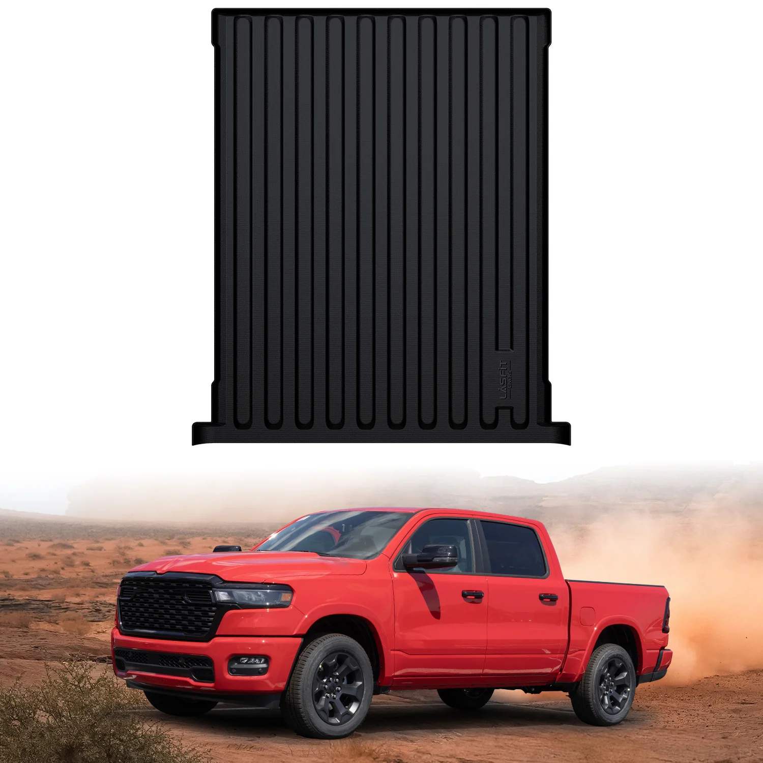 Fit for 2006-2018 Ram 1500 Bed Mat (Not Fit Drop-in liners) or Tailgate Mat, Heavy Duty Protection - Image 35