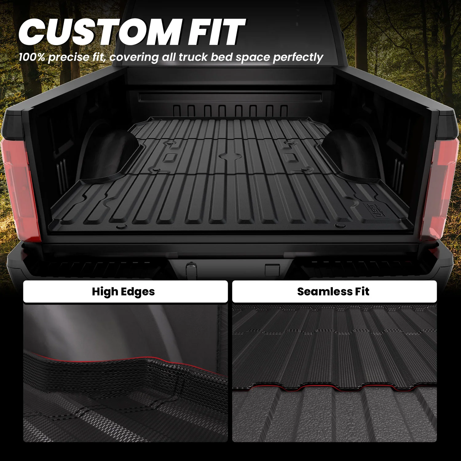 Fit for 2017-2026 Ford F-250 F-350 F-450 F-550 Super Duty Bed Mat or Tailgate Mat, Not Fit Drop-in liners - Image 32
