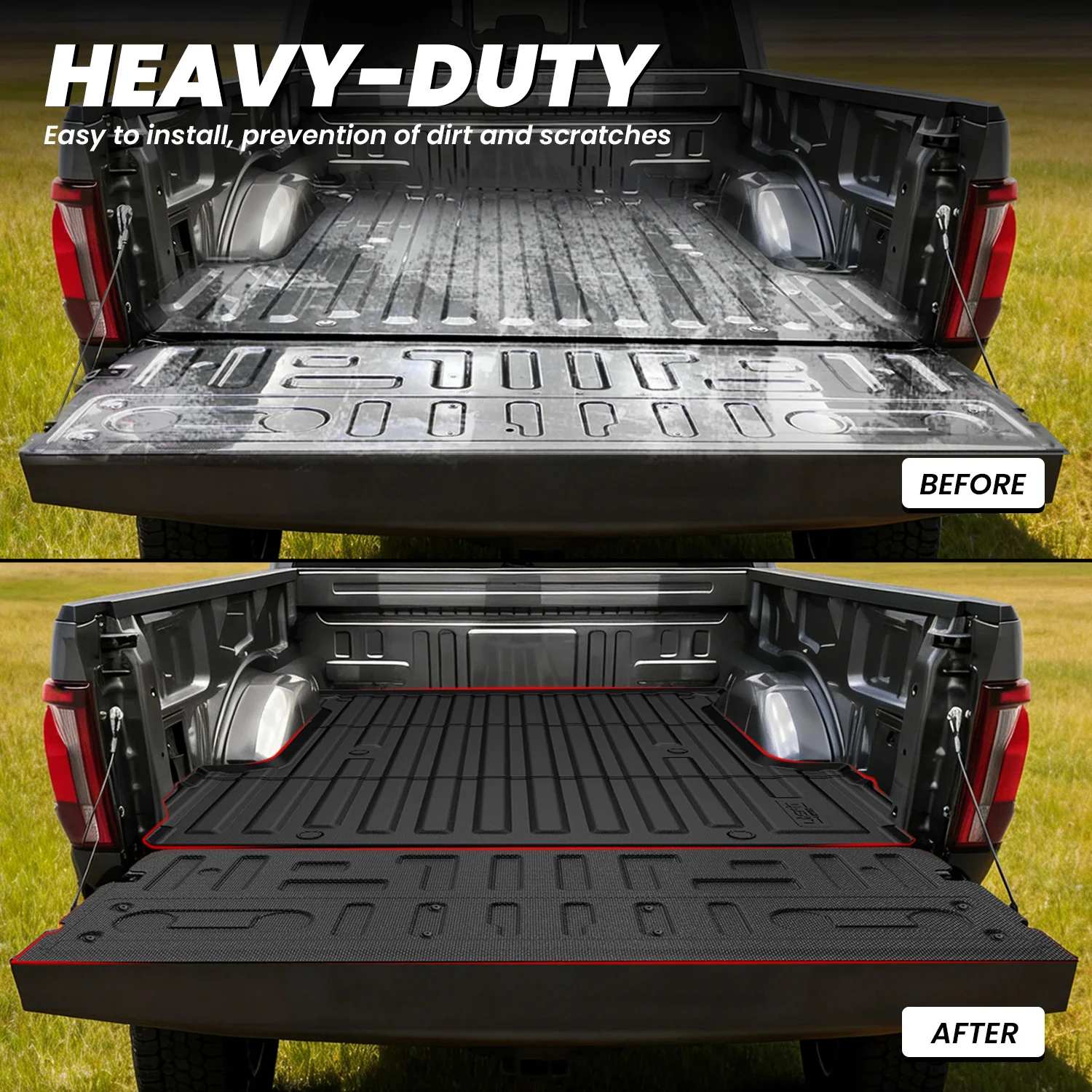 Fit for 2021-2023 Ford F-150 & F-150 Lightning Truck Bed Mat or Tailgate Mat, Not Fit Drop-in Liners - Image 12