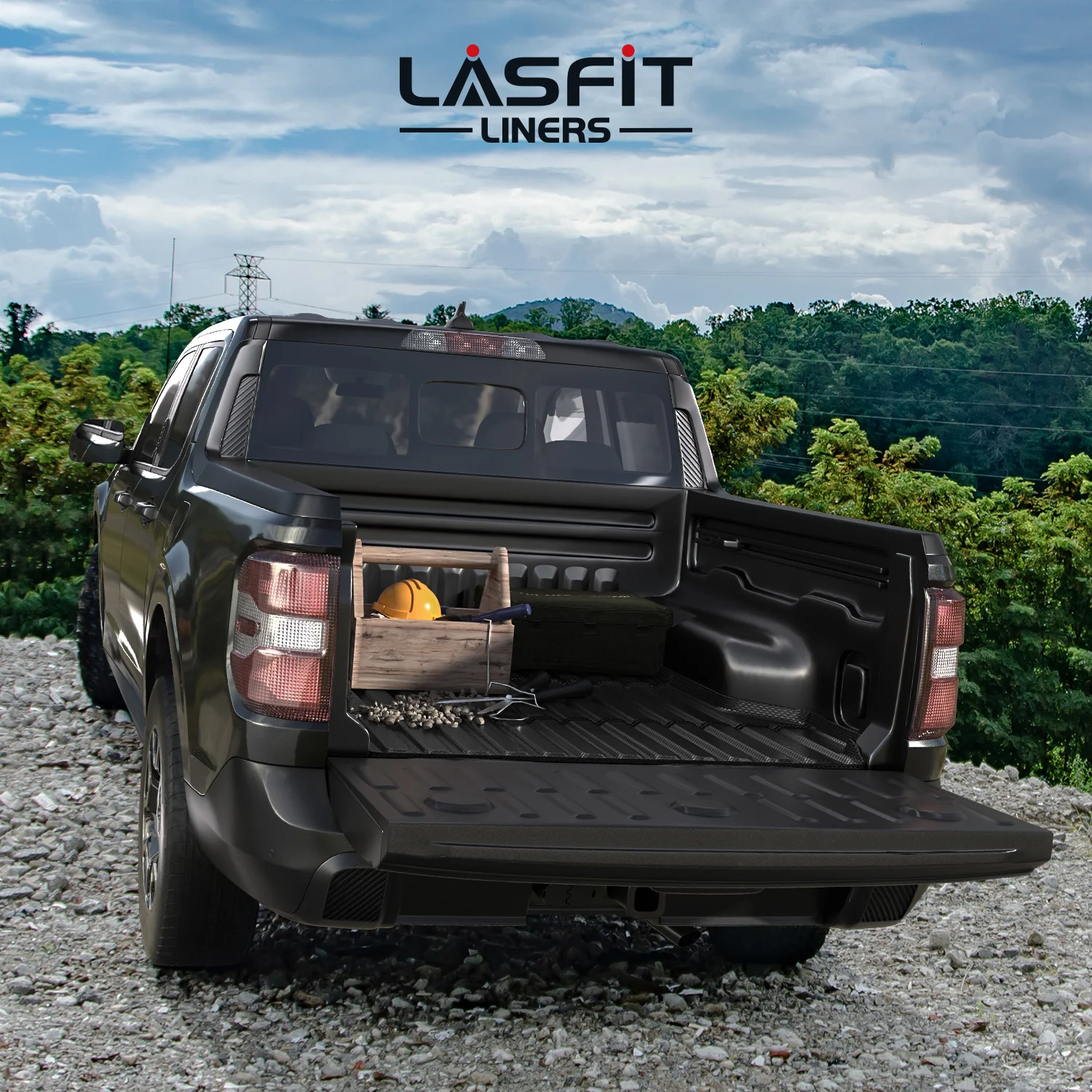 Fit for 2022-2026 Ford Maverick 4.5FT(54.4" ) Heavy Duty Truck Bed Mat or Tailgate Mat, Not Fit Drop-in liners - Image 24