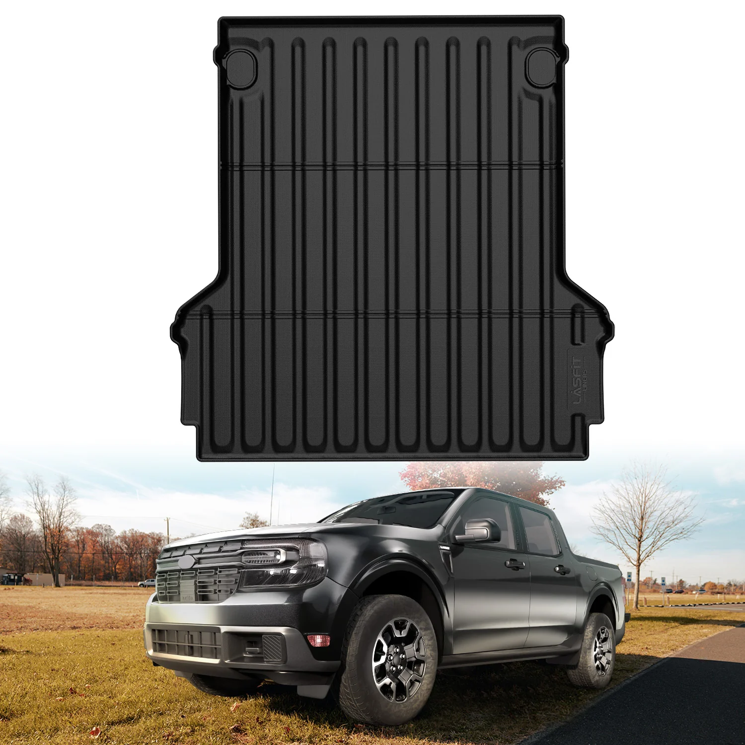 Fit for 2022-2026 Ford Maverick 4.5FT(54.4" ) Heavy Duty Truck Bed Mat or Tailgate Mat, Not Fit Drop-in liners - Image 26