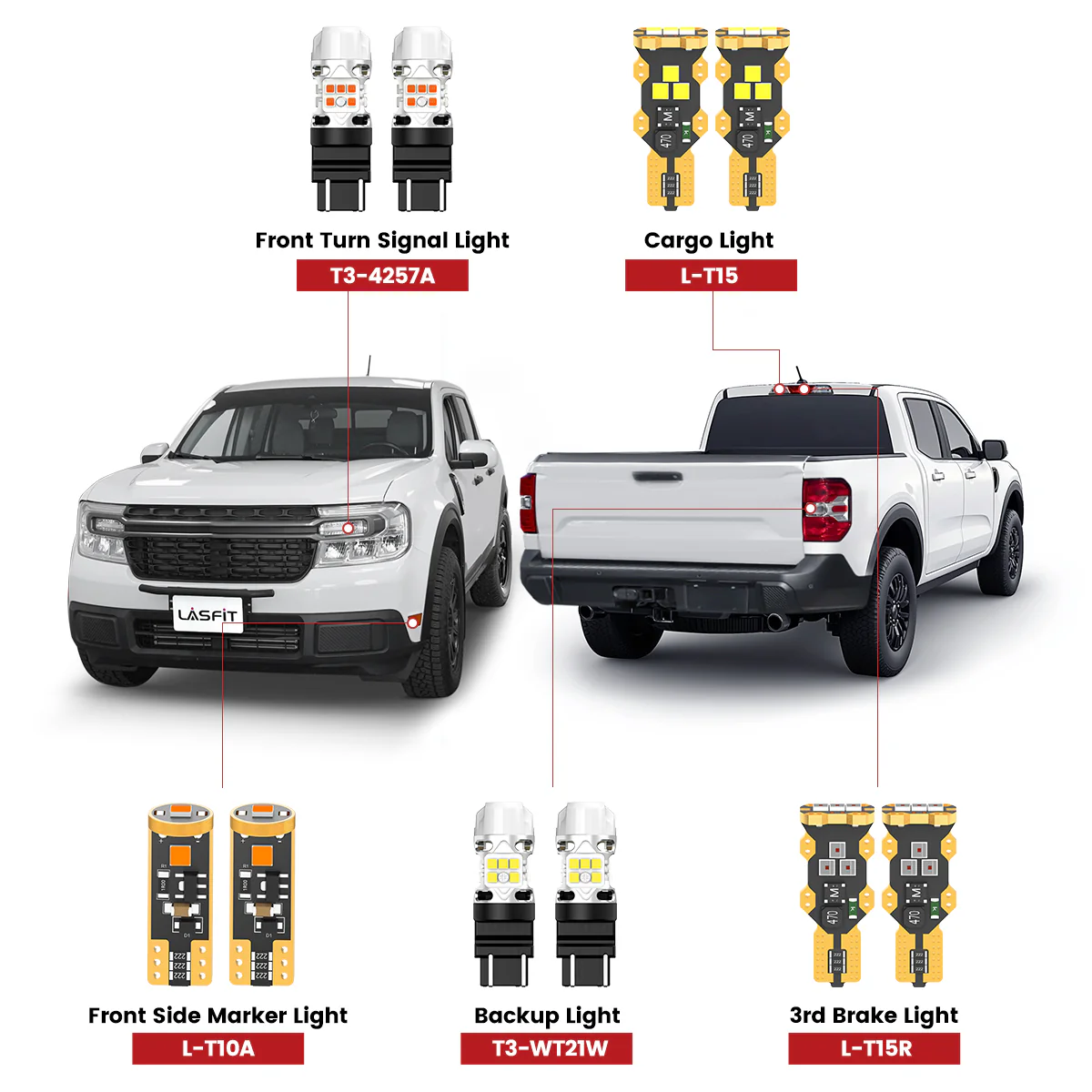 Fit for 2022-2026 Ford Maverick LED Exterior Lights Upgrade | Tested and Verified
