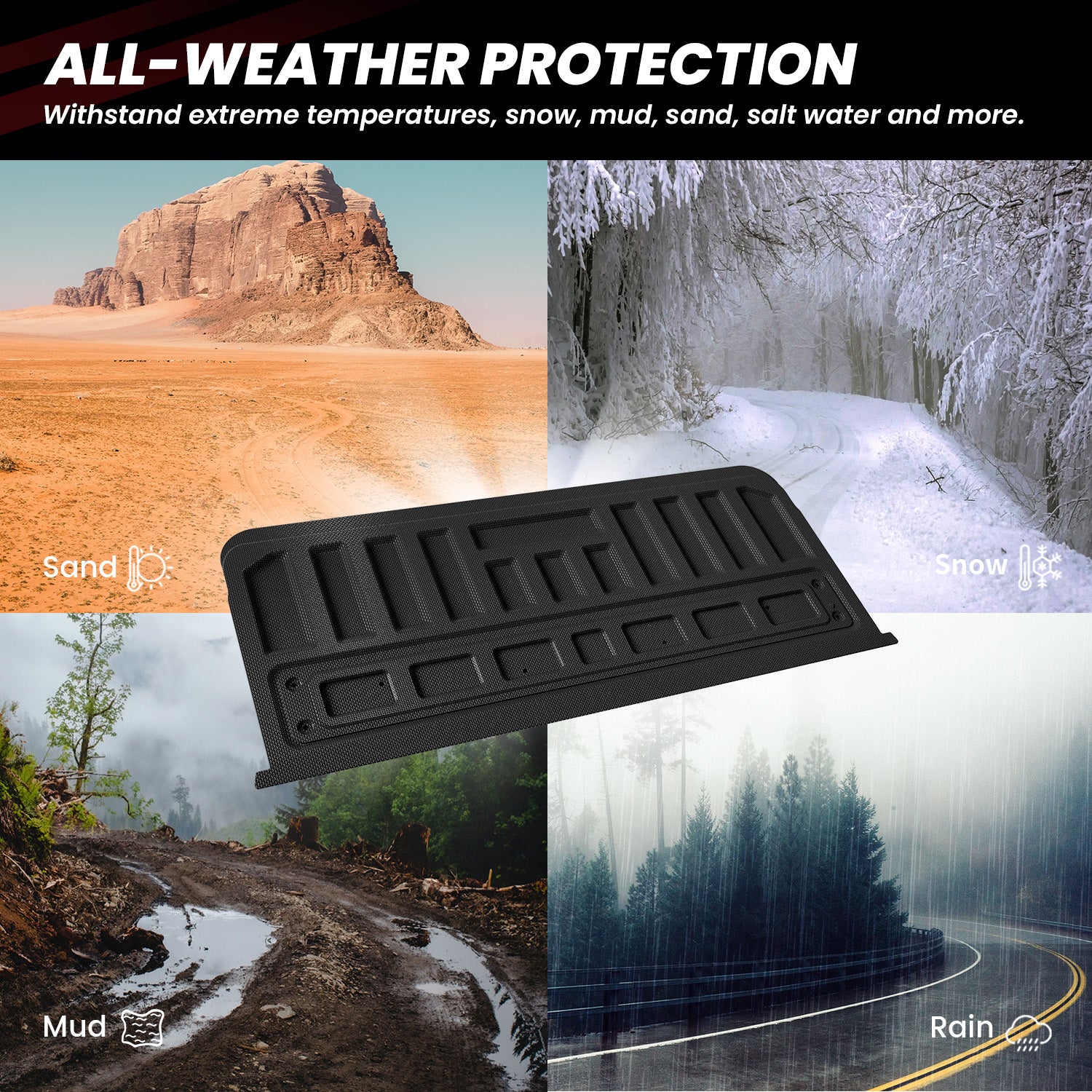 Fit for 2015-2022 Chevrolet Colorado 5.1FT Short Bed Mat or Tailgate Mat - Image 12