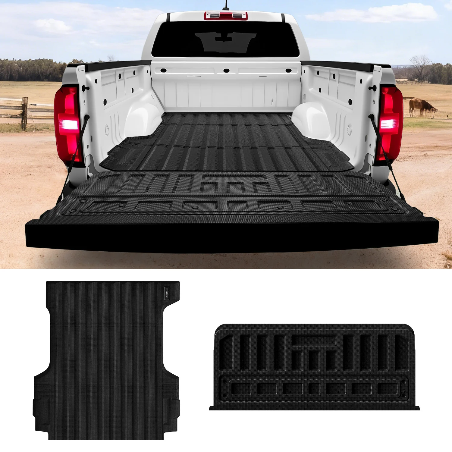 Fit for 2015-2022 Chevrolet Colorado 5.1FT Short Bed Mat or Tailgate Mat - Image 17