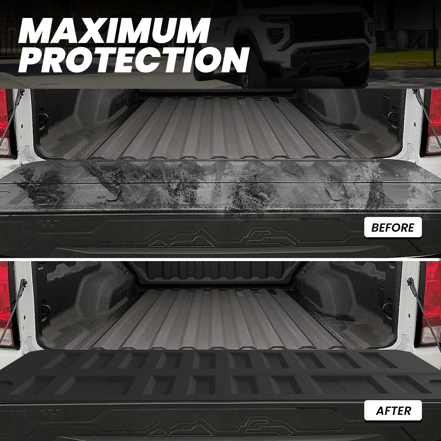 Fit for 2023-2026 GMC Canyon Heavy Duty 61.7"(5FT) Bed Mat or Tailgate Mat - Image 14