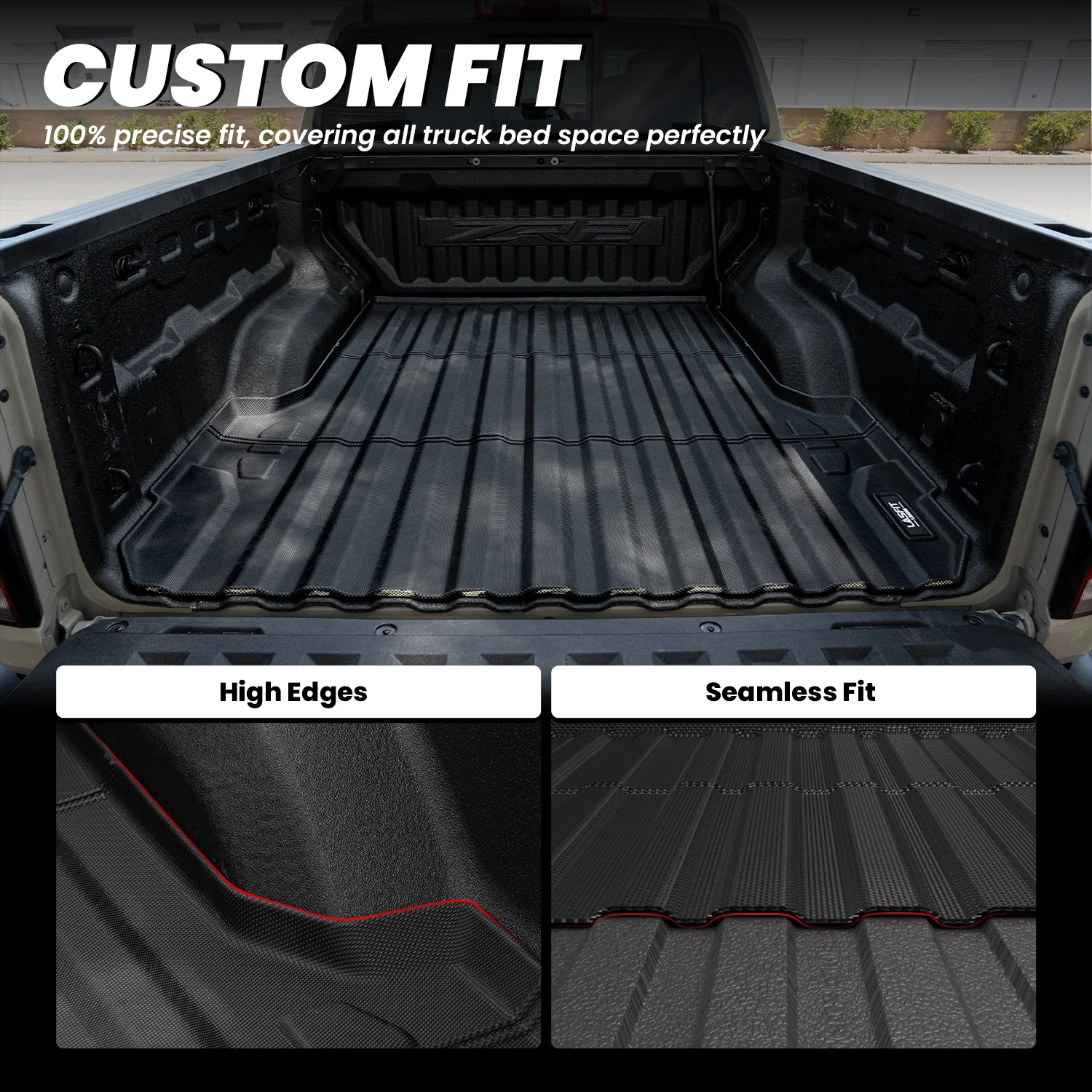 Fit for 2023-2026 Chevrolet Colorado Heavy Duty 61.7"(5FT) Bed Mat or Tailgate Mat - Image 3