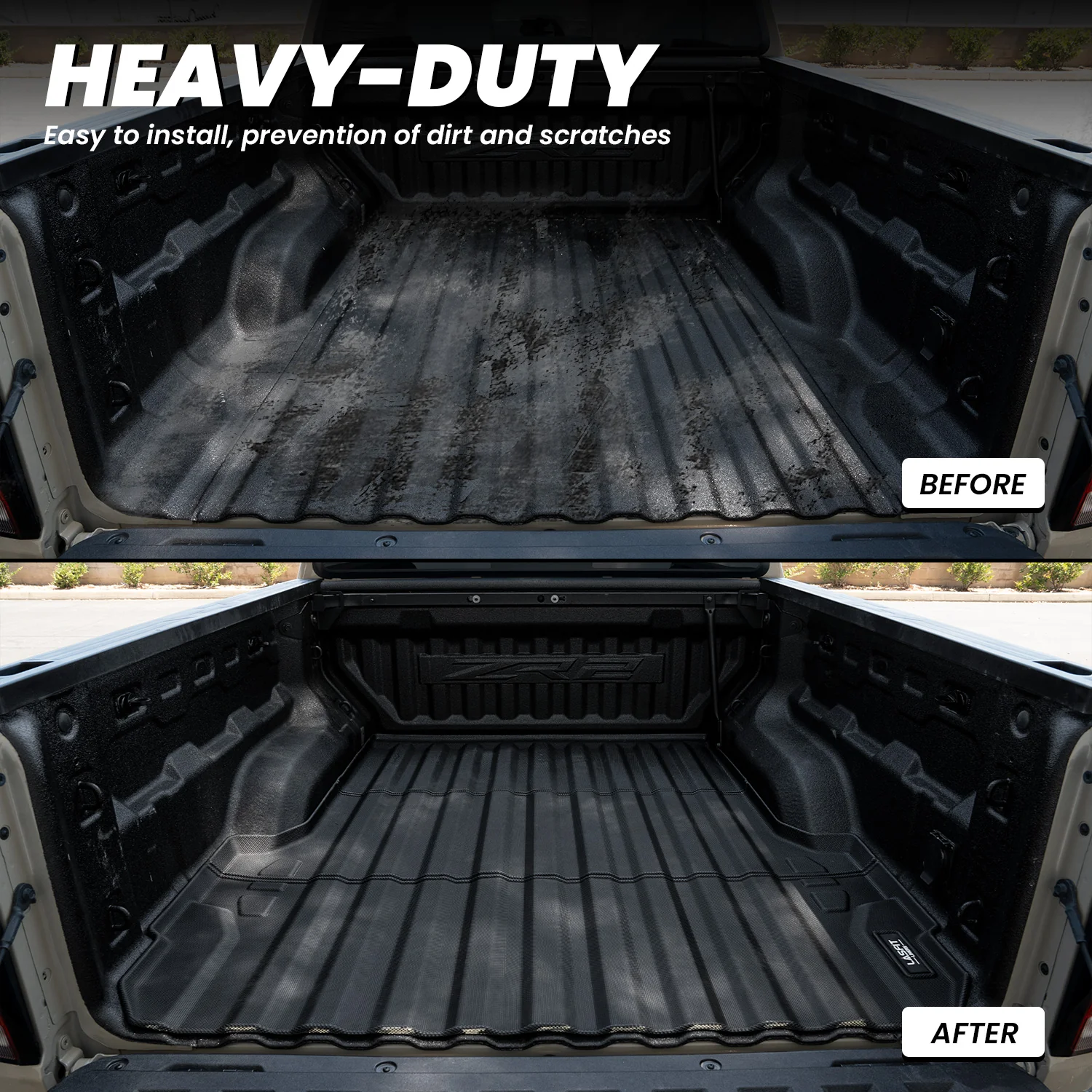Fit for 2023-2026 Chevrolet Colorado Heavy Duty 61.7"(5FT) Bed Mat or Tailgate Mat - Image 5