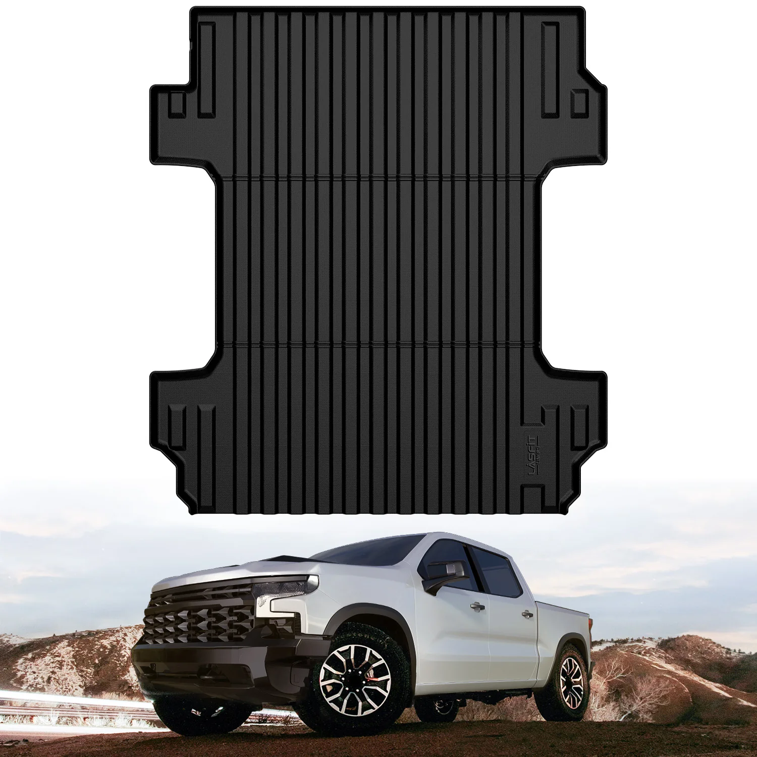 Fit for 2019-2026 GMC Sierra 1500 Truck Bed Mat or Tailgate Mat, Not Fit 2019 Sierra 1500 LD - Image 24