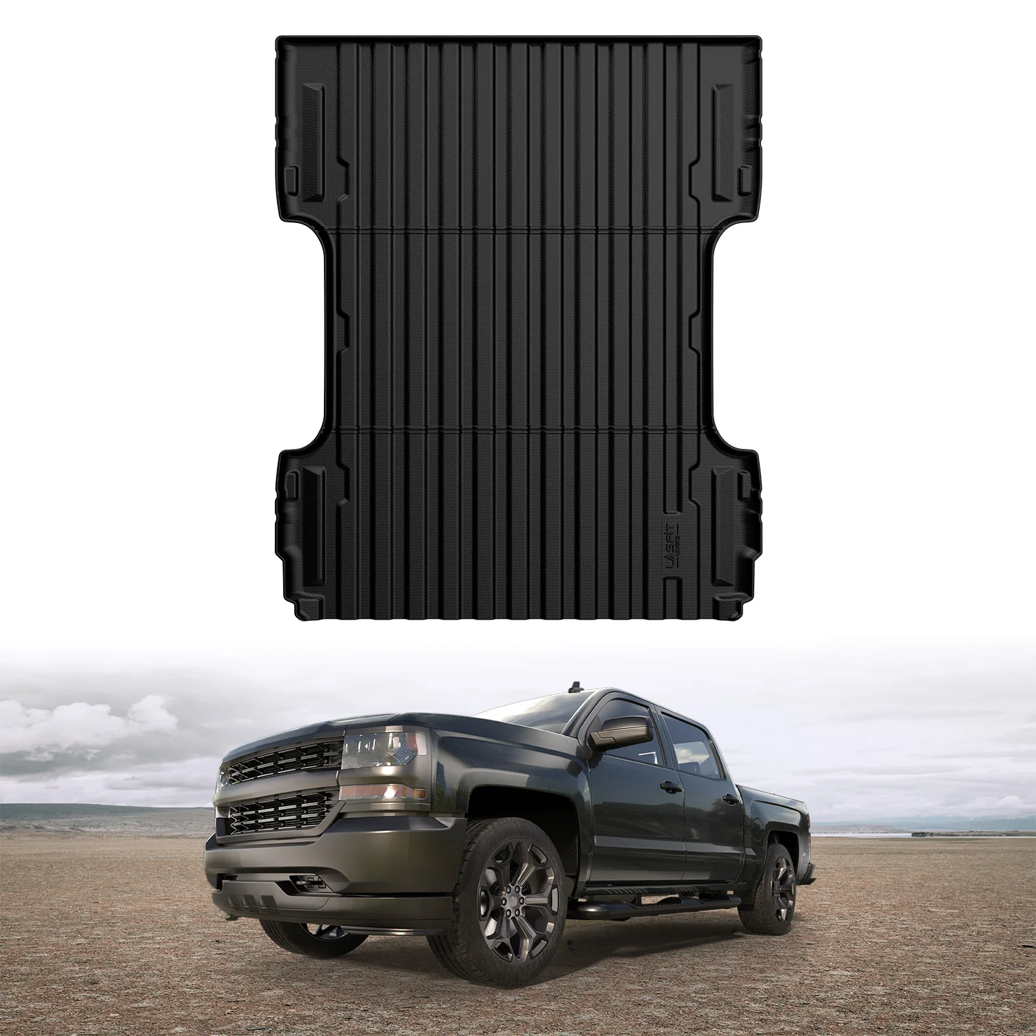 Fit for 2007-2018 Chevrolet Silverado 1500 Heavy Duty 5.8FT or 6.5FT Bed Mat, Not Fit 2007 Classic Body Style - Image 11