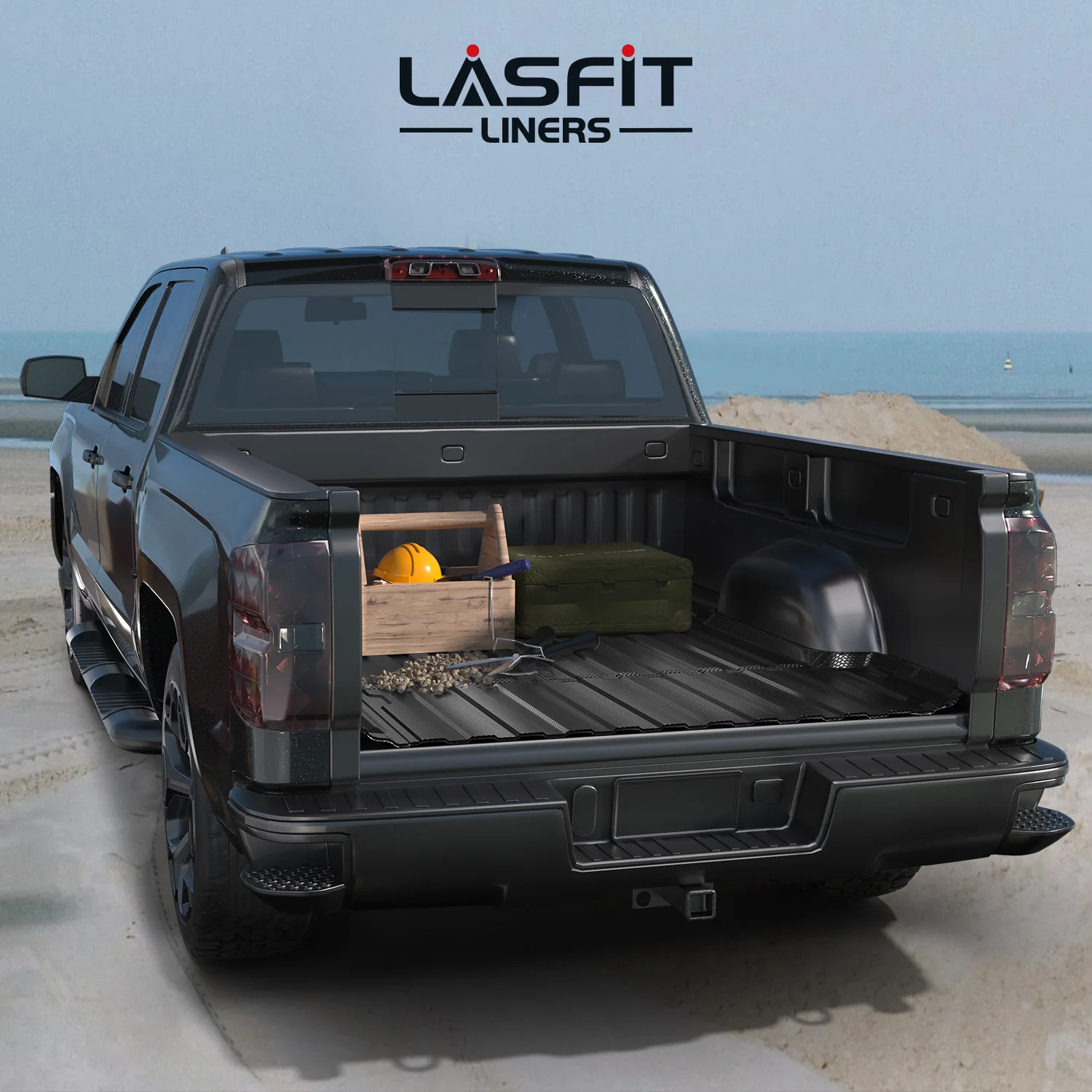 Fit for 2007-2018 Chevrolet Silverado 1500 Heavy Duty 5.8FT or 6.5FT Bed Mat, Not Fit 2007 Classic Body Style - Image 9