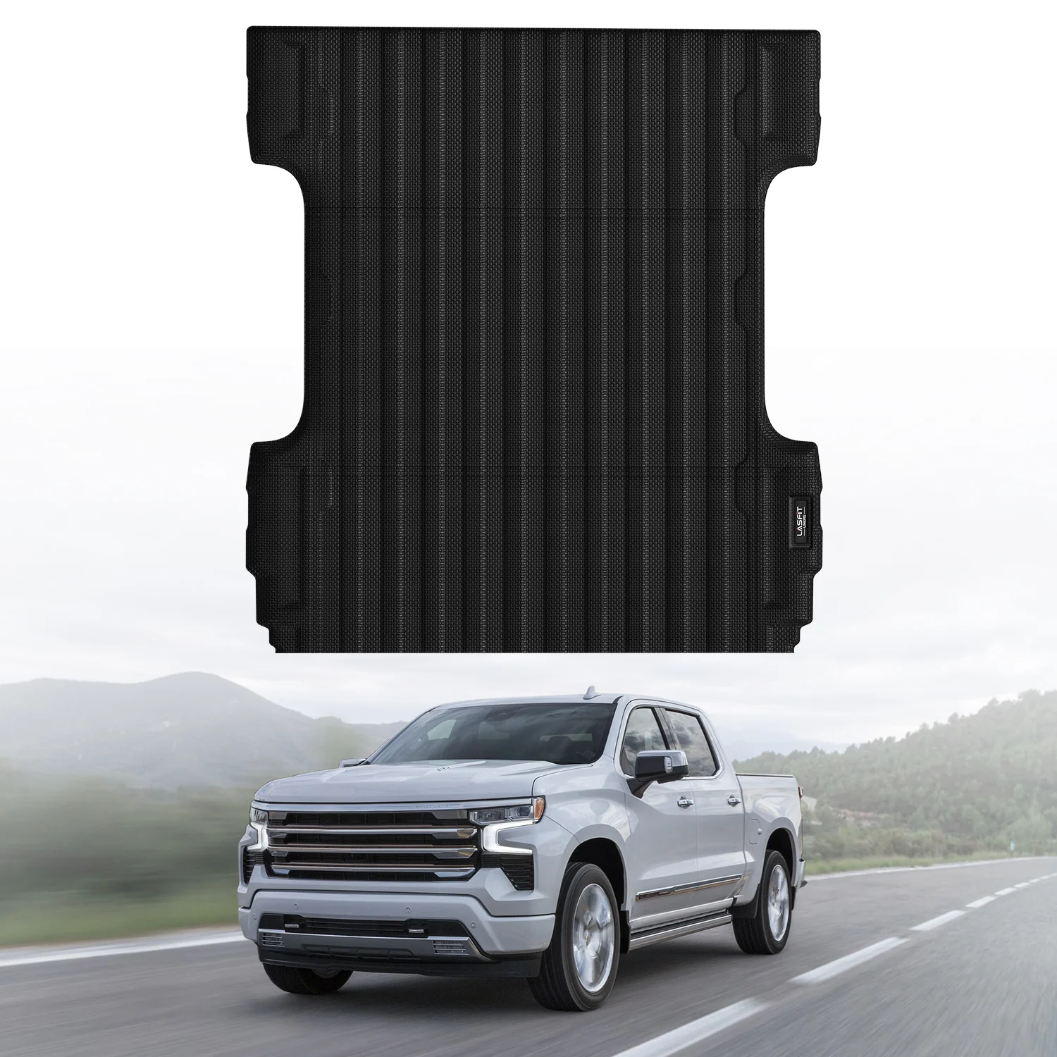 Fit for 2007-2018 Chevrolet Silverado 1500 Heavy Duty 5.8FT or 6.5FT Bed Mat, Not Fit 2007 Classic Body Style - Image 18
