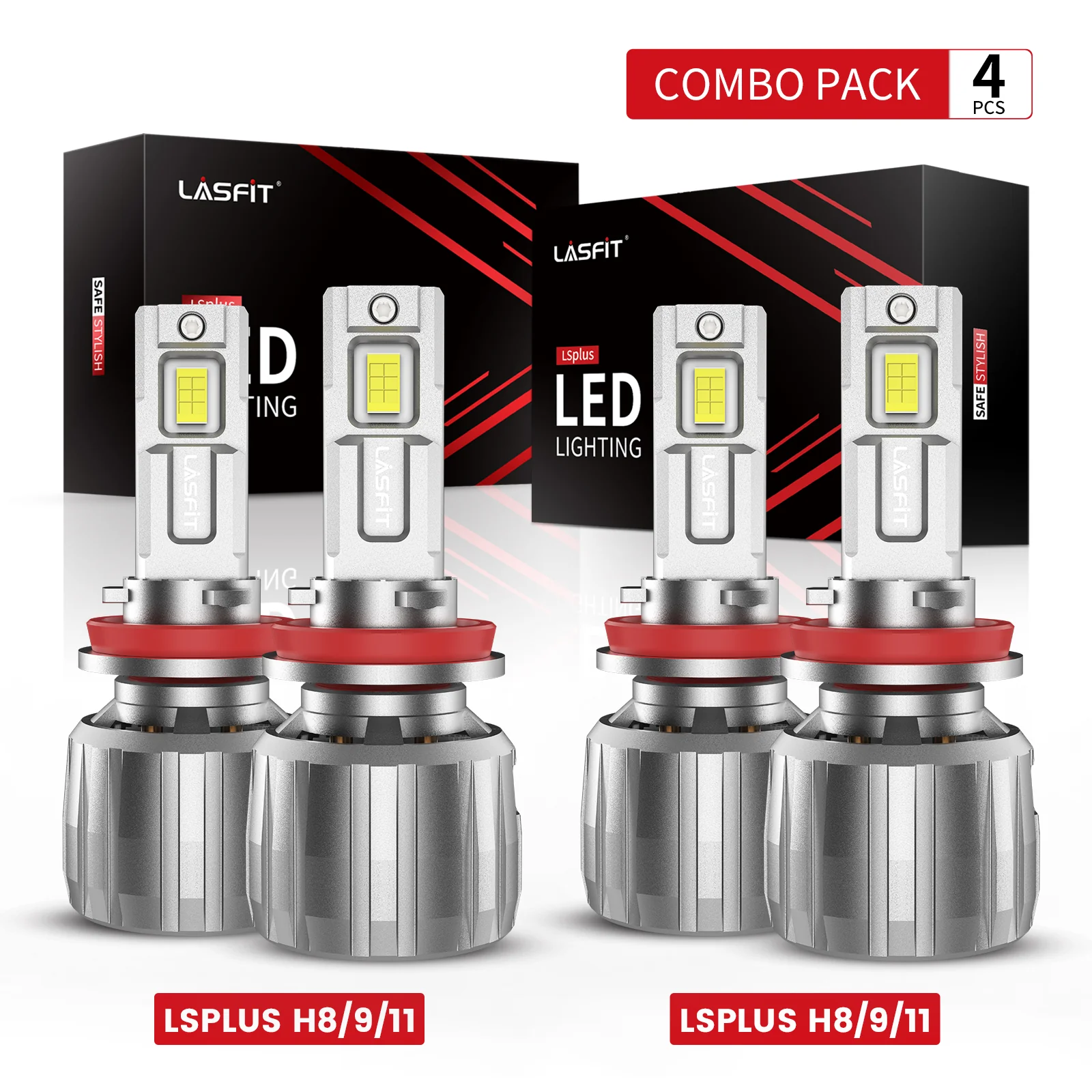 130W H11 LS Plus Series Combo Pack | 13,000LM 6000K LED Bulbs