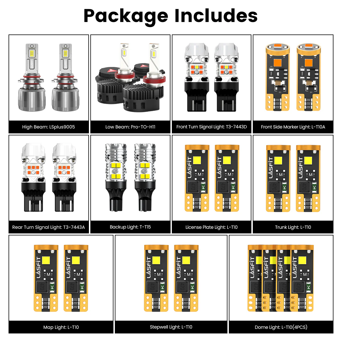 Custom Engineered for 2017-2019 Toyota Highlander LED Bulbs Upgrade | Tested and Verified - Image 6