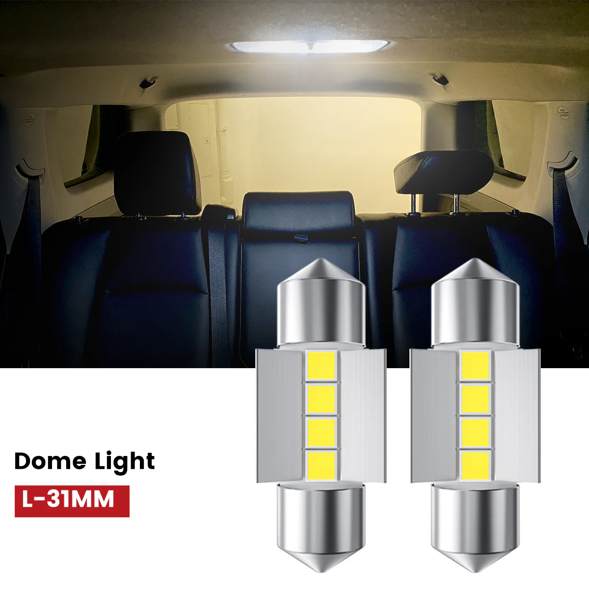 Fit for 2014-2020 Toyota 4Runner LED Bulbs Upgrade | Tested and Verified - Image 38