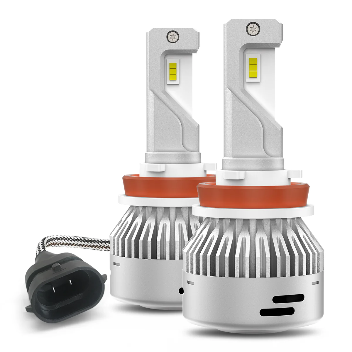 60W H11B LA Plus Series | 6,000LM 6000K LED Bulbs - Image 2