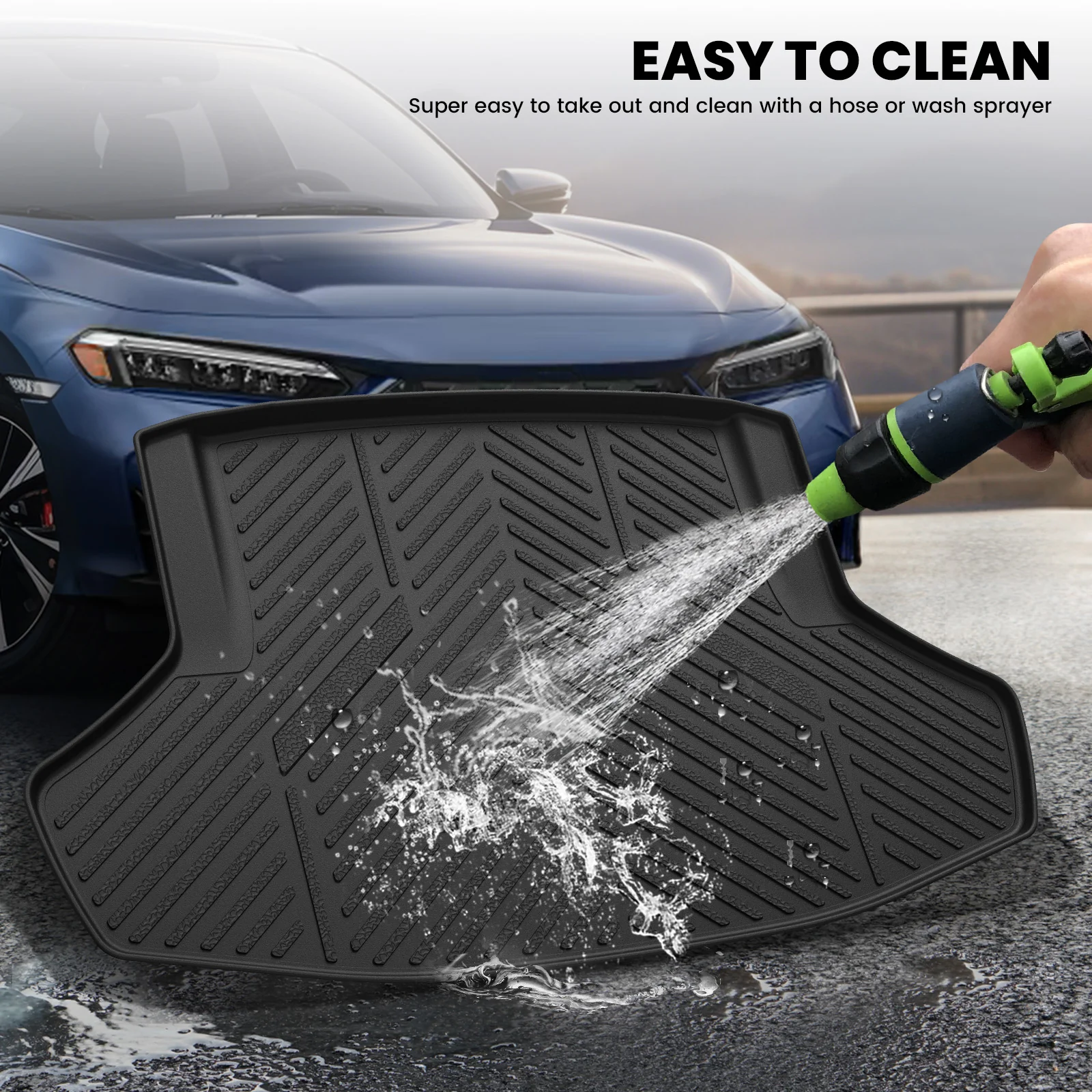 Fit for 2022-2026 Honda Civic Sedan Floor Mats or Cargo Mat(Include Type R) - Image 11