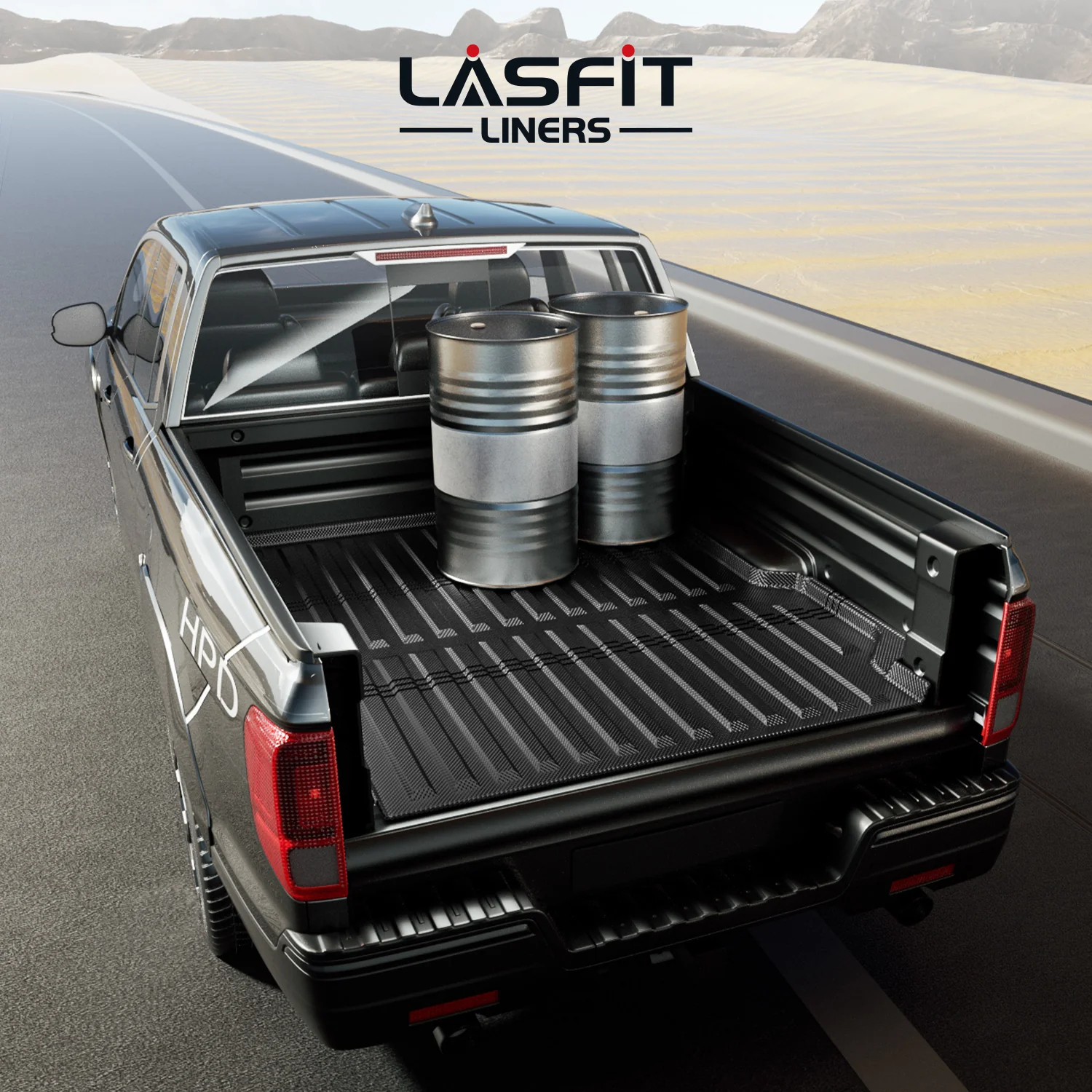 Fit for 2017-2026 Honda Ridgeline 5.3FT(64") Heavy Duty Truck Bed Mat or Tailgate Mat, Not Fit Drop-in liners - Image 7