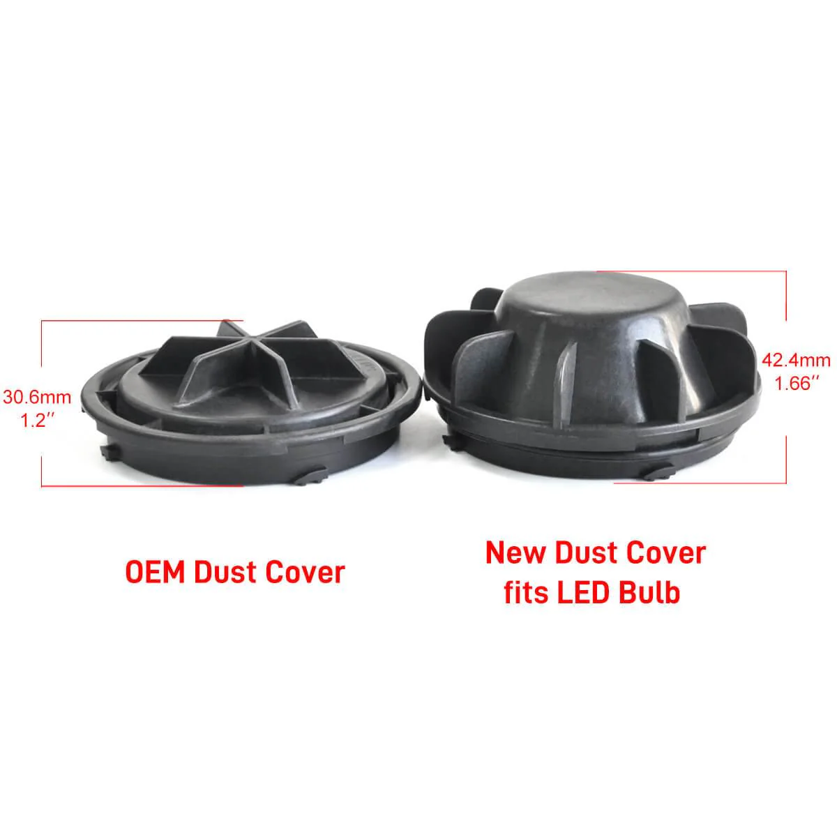Fit for Hyundai Elantra 2016-2019 LED Bulb Dust Cover Cap Waterproof OEM Design - Image 4