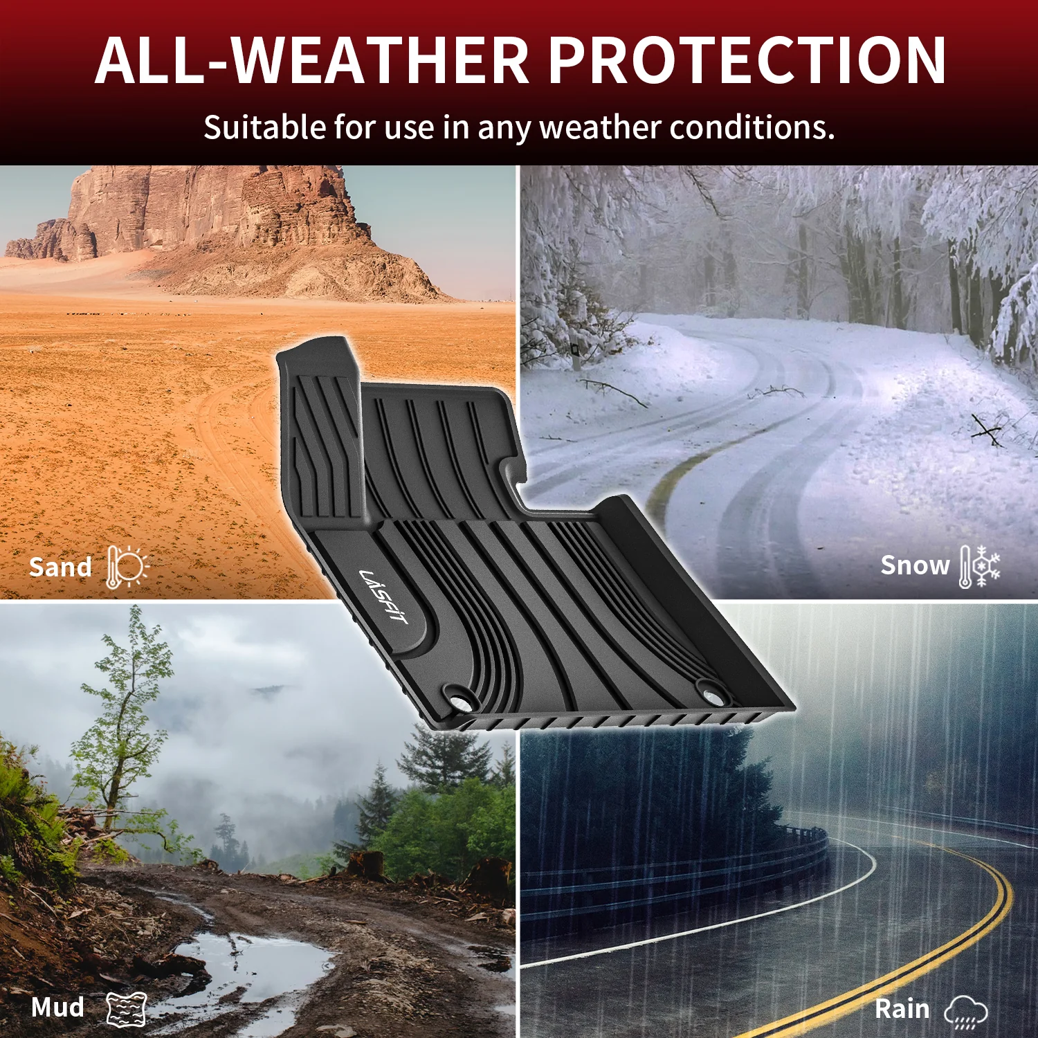 Fit for 2021-2023 Hyundai Santa Fe Floor Mats & Cargo Mat Set or Floor Mats Only - Image 15