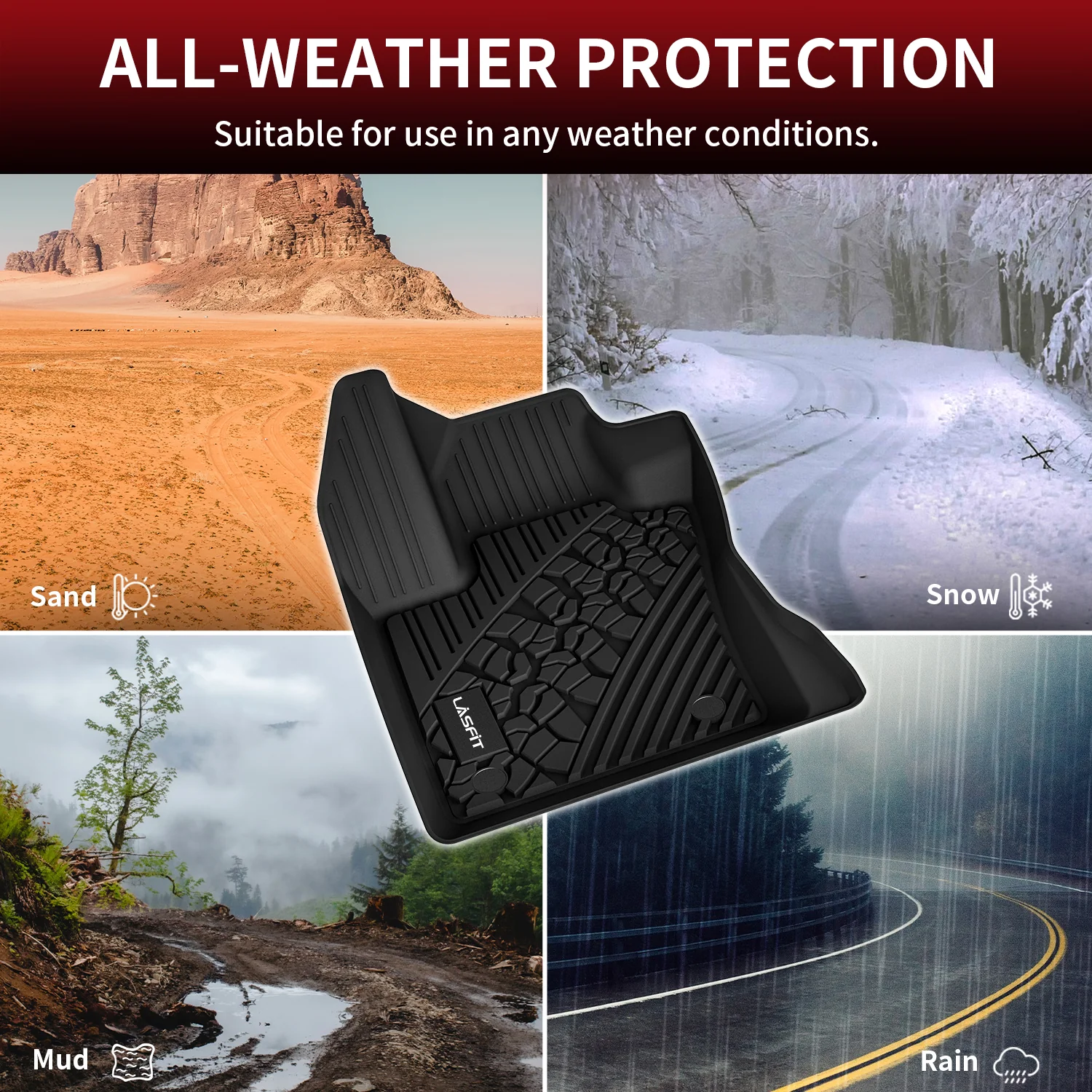 Fit for 2017-2026 Jeep Compass Floor Mats or Cargo Mat - Image 8