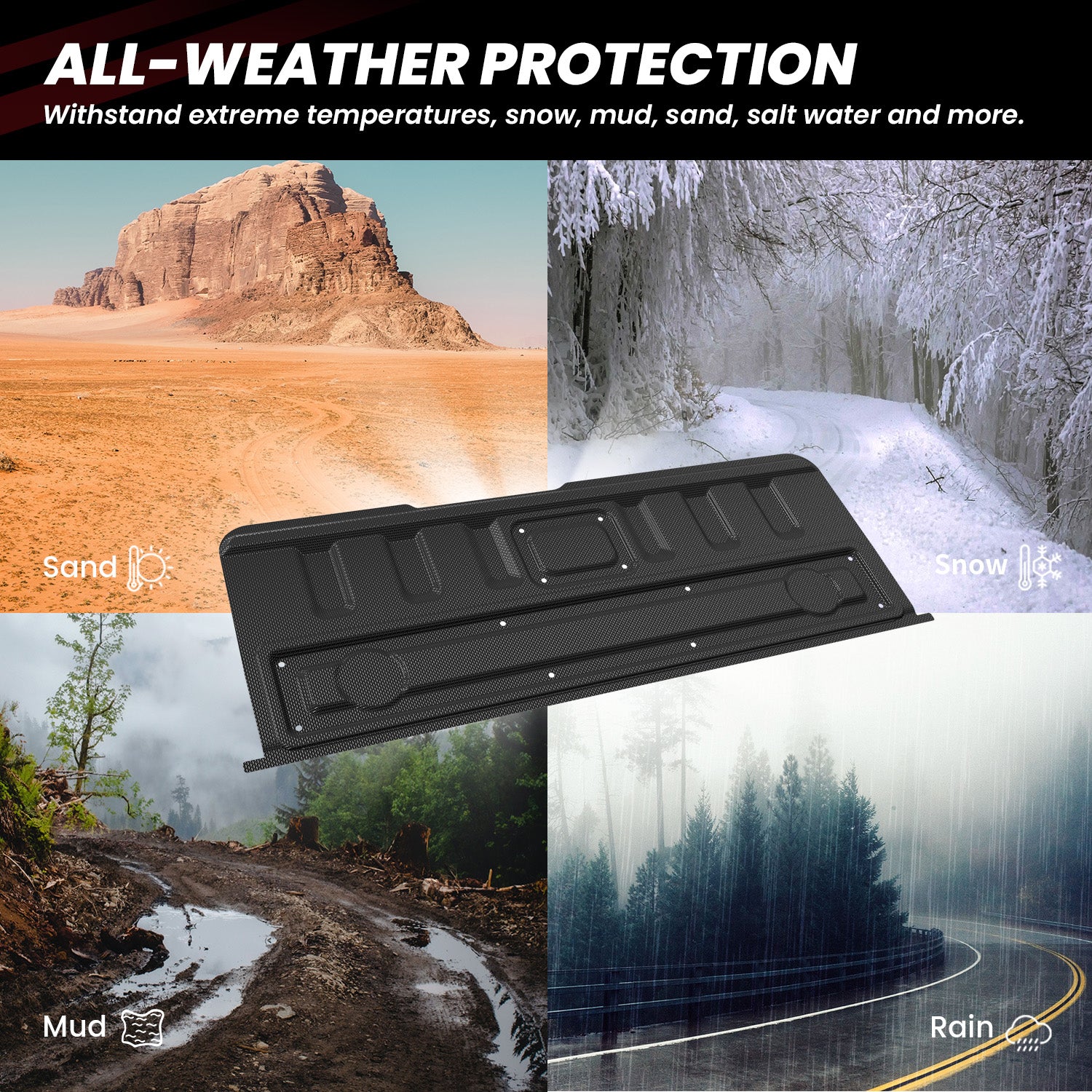 Fit for 2020-2026 Jeep Gladiator 5FT Truck Bed Mat or Tailgate Mat - Image 14