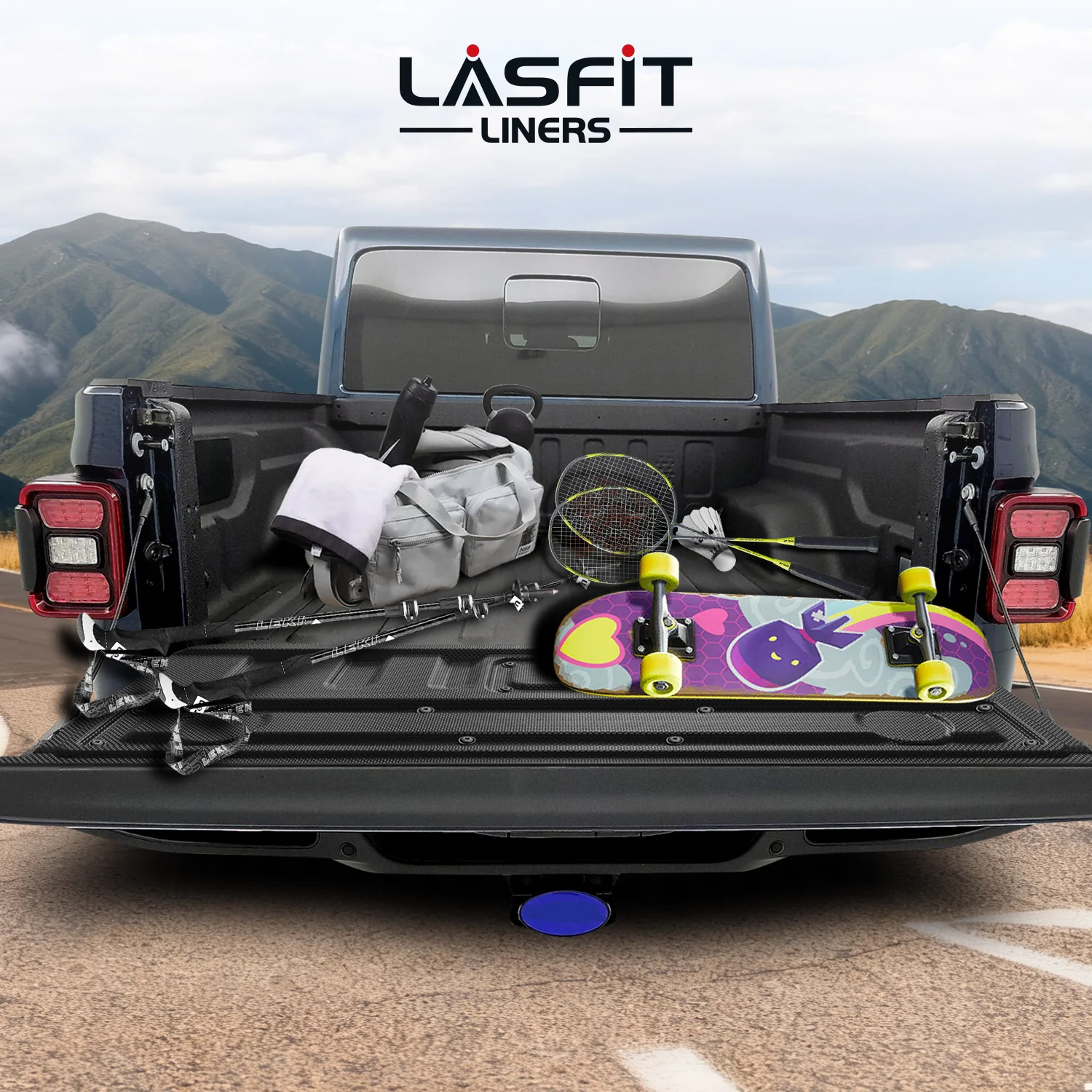 Fit for 2020-2026 Jeep Gladiator 5FT Truck Bed Mat or Tailgate Mat - Image 15