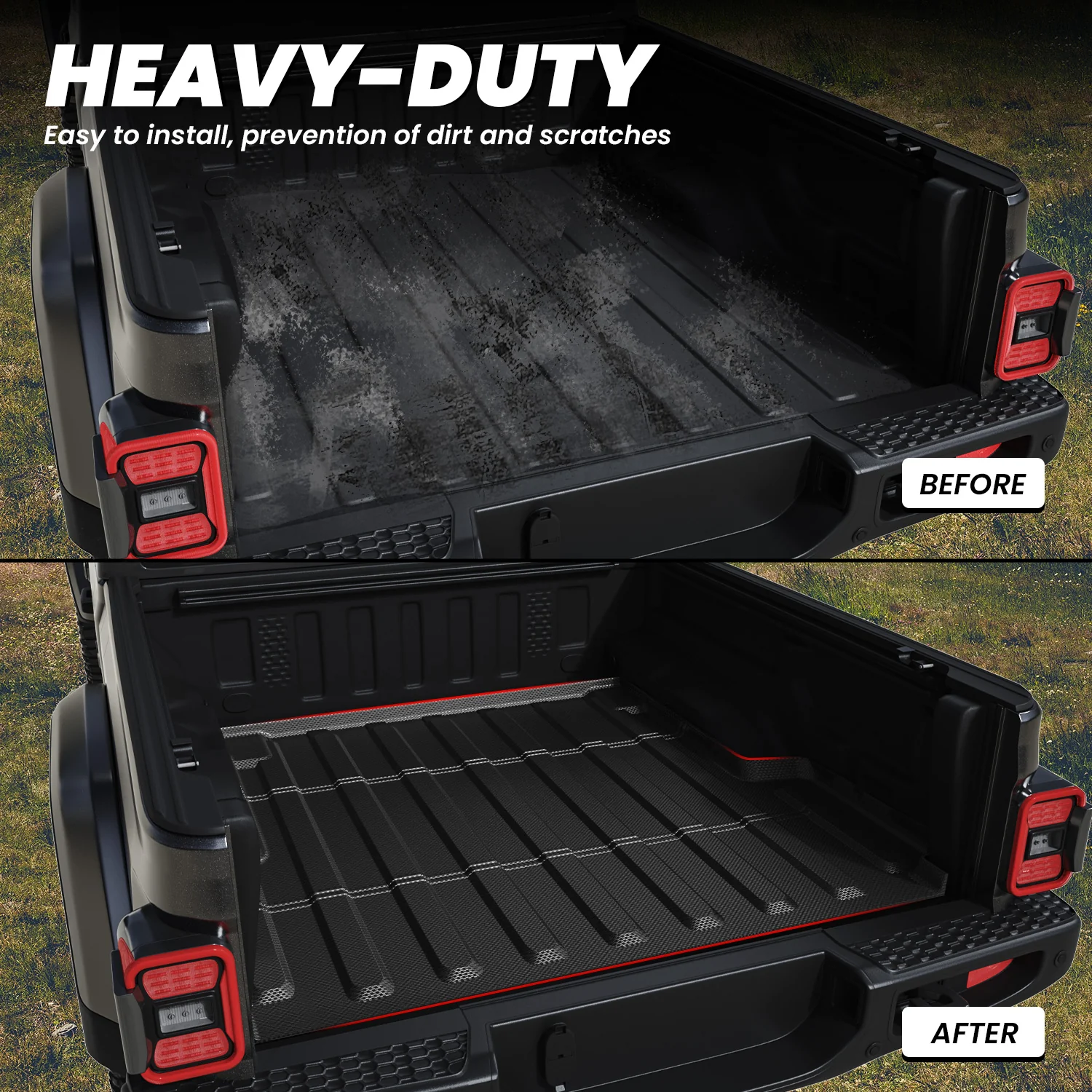 Fit for 2020-2026 Jeep Gladiator 5FT Truck Bed Mat or Tailgate Mat - Image 6