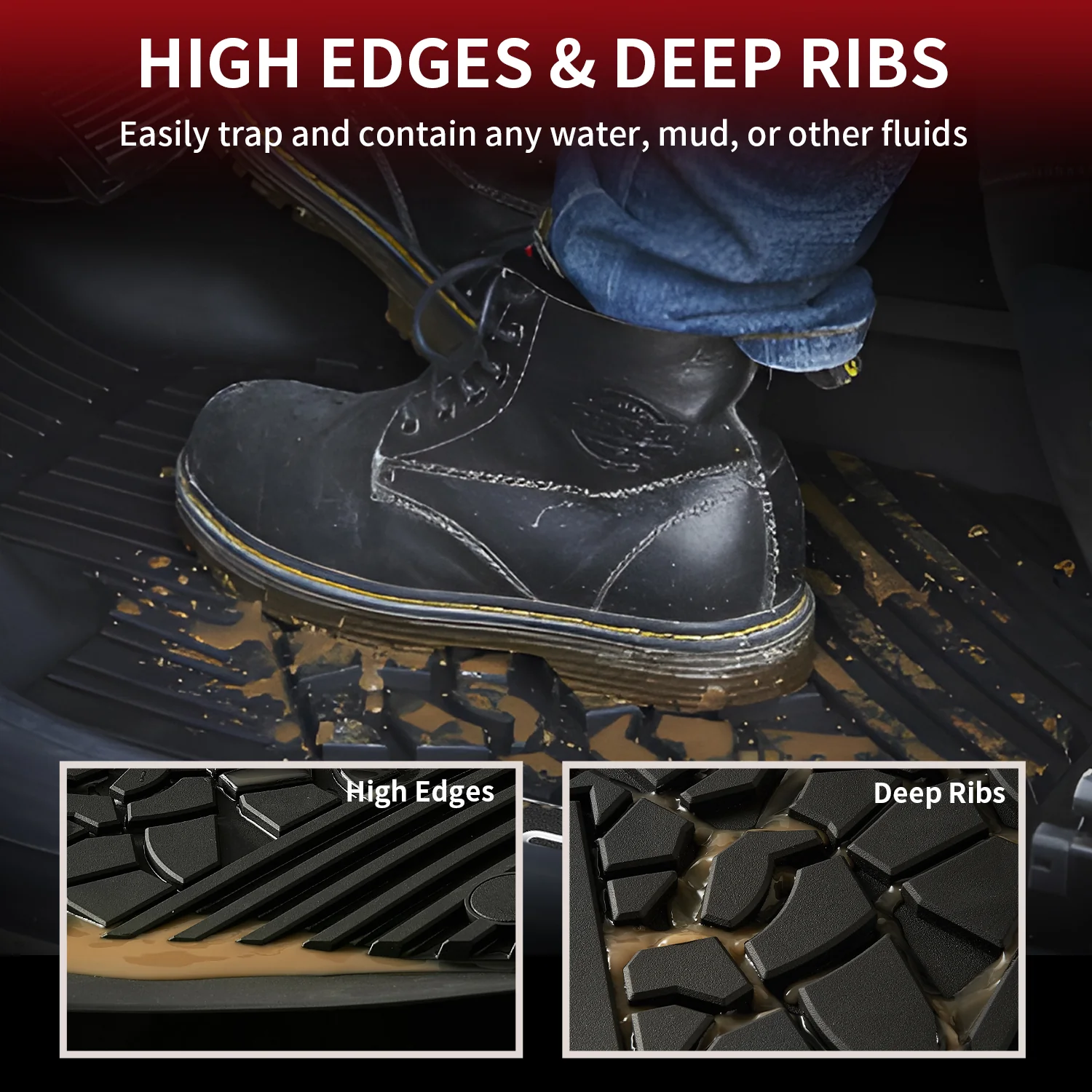 Fit for 2013-2015 Jeep Grand Cherokee Floor Mats or Seatback & Cargo Mat - Image 11