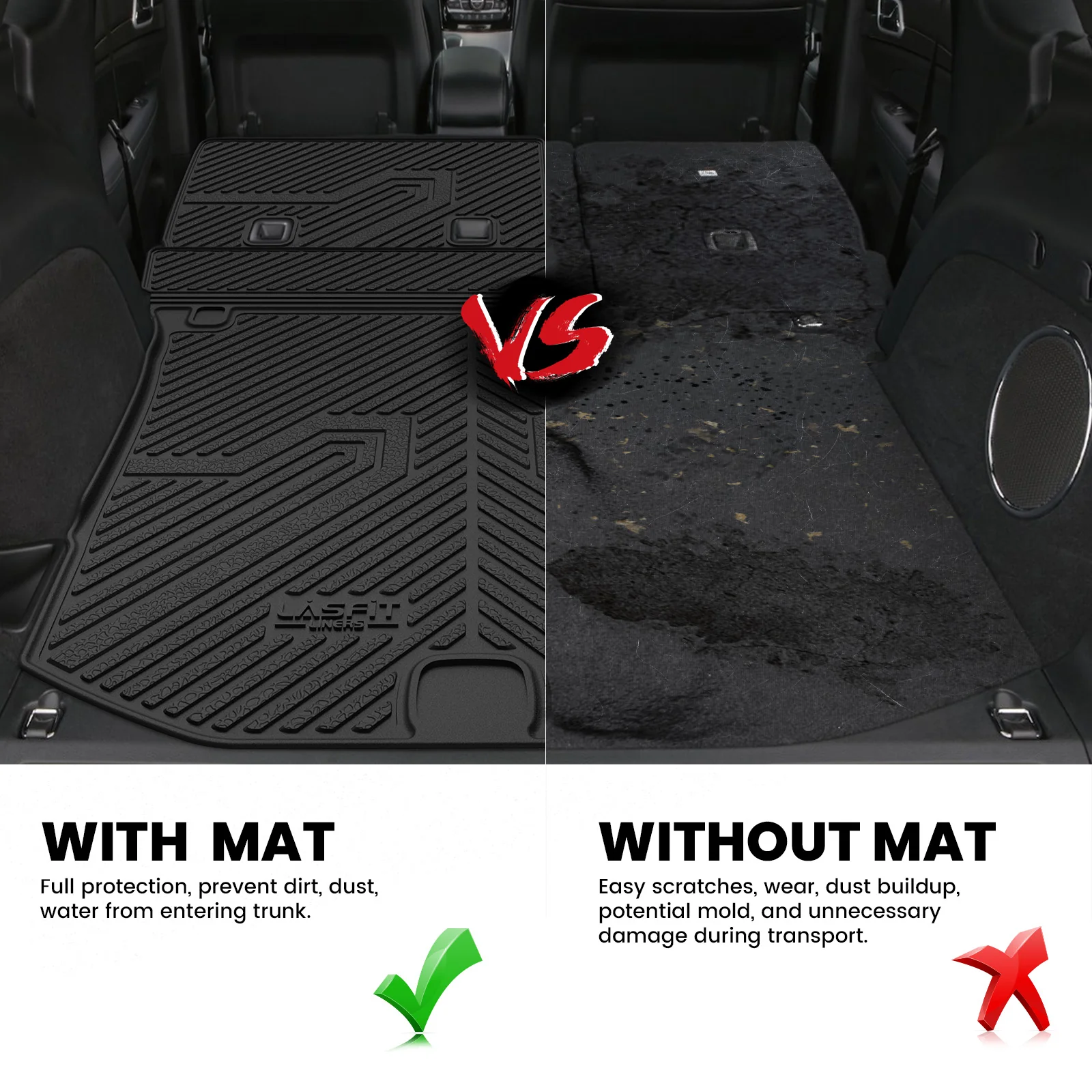 Fit for 2016-2022 Jeep Grand Cherokee WK Floor Mats or Cargo Mats - Image 26