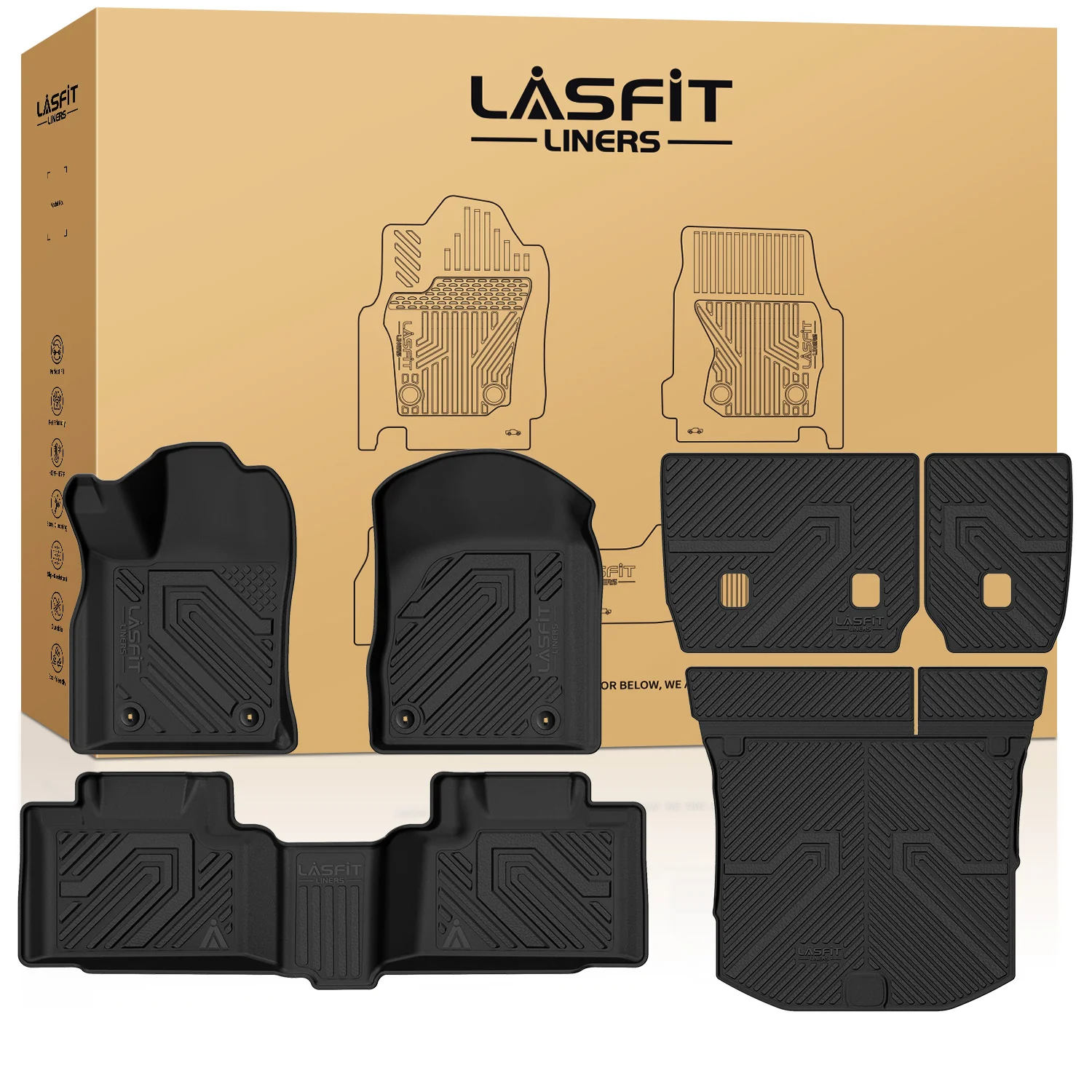 Fit for 2013-2015 Jeep Grand Cherokee Floor Mats or Seatback & Cargo Mat - Image 8