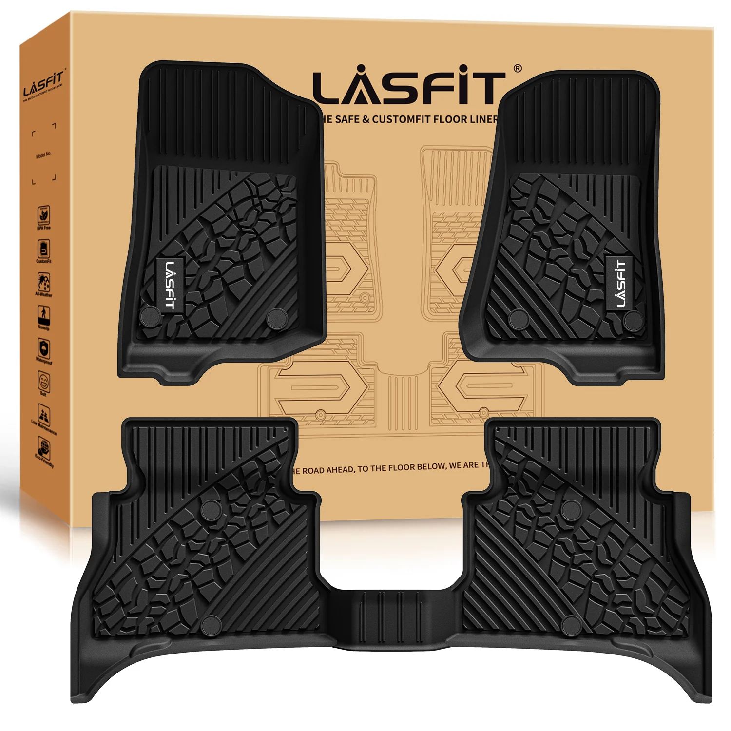 Fit for 2021-2025 Jeep Wrangler 4xe Floor Mats or Cargo Mat, Don't Fit Wrangler JL - Image 18