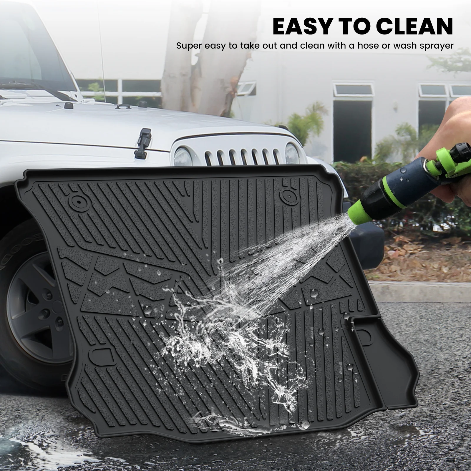Fit for 2014-2018 Jeep Wrangler JK Floor Mats or Cargo Mat, For 4 Doors Only - Image 29
