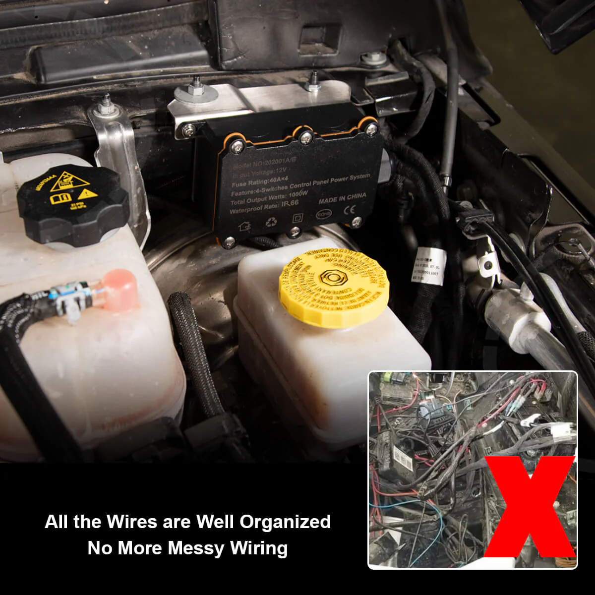 Fit For Jeep Wrangler JL 2018-2025 Auxiliary Switch Panel Bank Kit - Image 16